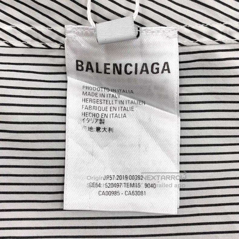Balenciaga Balenciaga Contrast color striped back logo lettering cott Size XS / US 0-2 / IT 36-38 - 7 Thumbnail