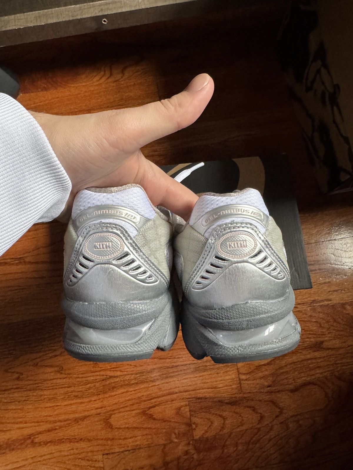 Asics Kith ASICS Gel Nimbus 10.1 White Morganite size 10.5 Size US 10.5 / EU 43-44 - 2 Thumbnail