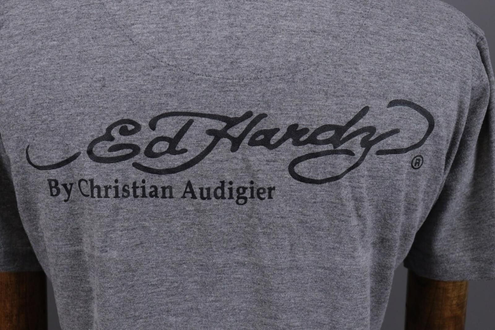 Ed Hardy Ed Hardy by Christian Audigier Scool Print T-Shirt Size S Size S / US 4 / IT 40 - 12 Thumbnail