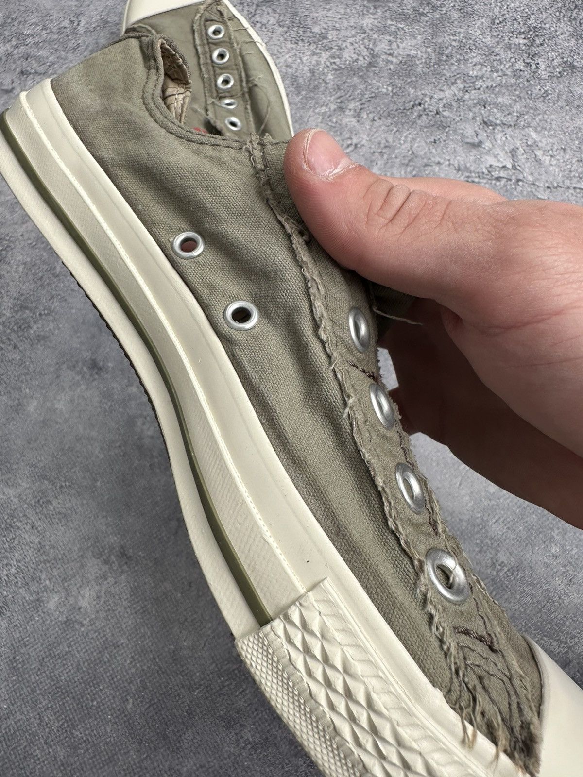 Converse × John Varvatos 🚨Rare Converse John Varvatos Low Top Sneakers Green Shoes Size US 7 / EU 40 - 23 Thumbnail