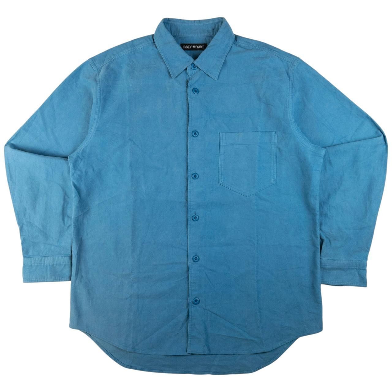 Issey Miyake Vintage Issey Miyake Long Sleeve Button Up Shirt Size L Size US L / EU 52-54 / 3 - 1 Thumbnail