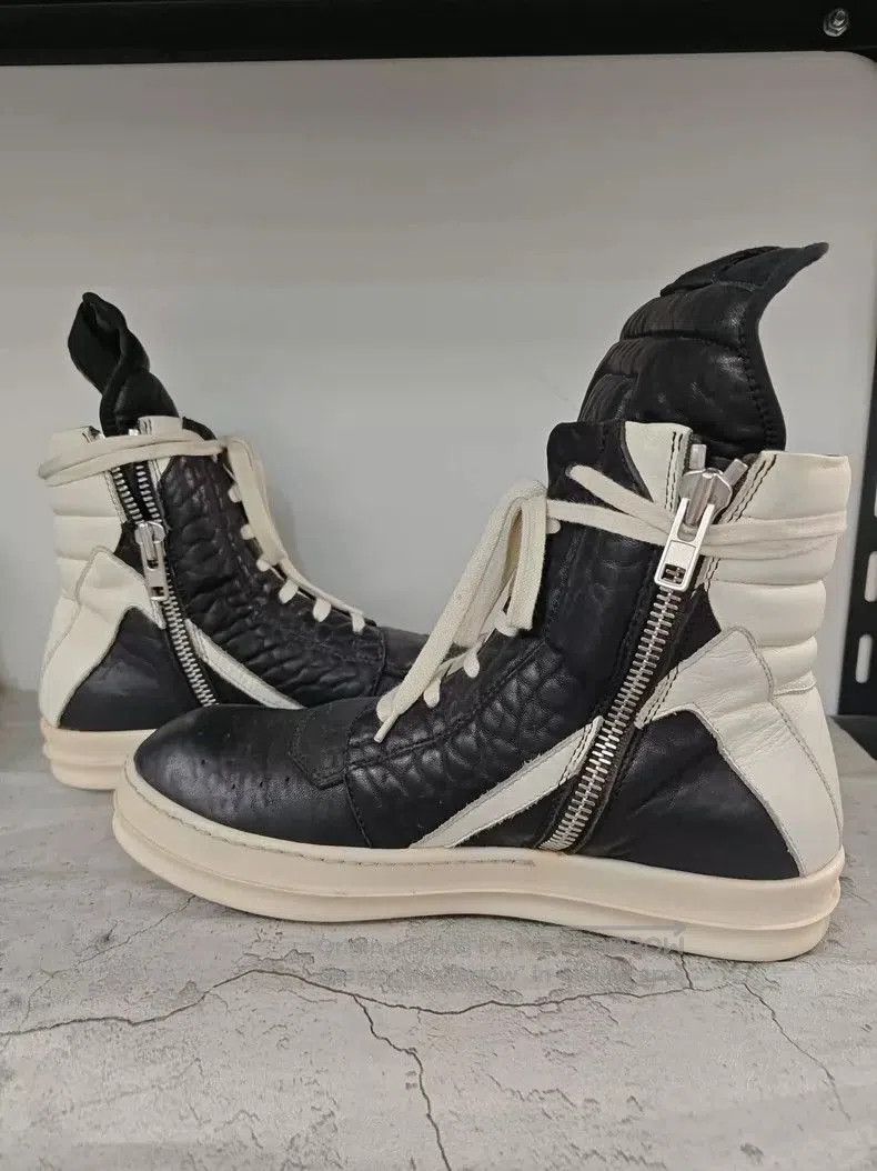 Rick Owens Rick Owens Black and White High. Size US 7 / EU 40 - 5 Thumbnail