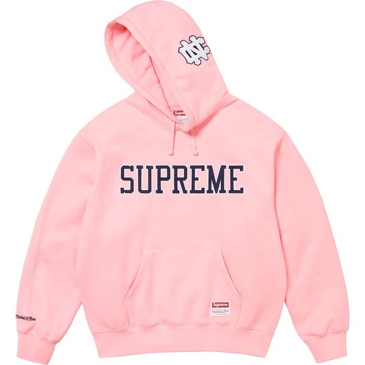 Mitchell & Ness × NCAA × Supreme Supreme Mitchell & Ness NCAA UNC Hooded Sweatshirt Size US XXL / EU 58 / 5 - 3 Thumbnail