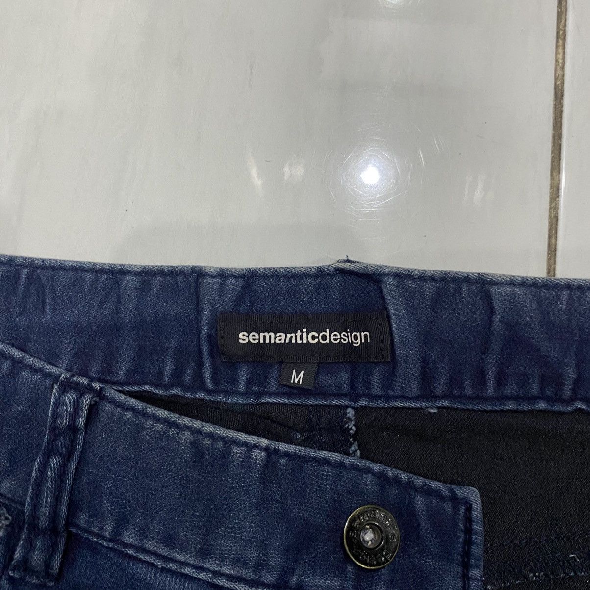 Japanese Brand × semanticdesign 🇯🇵 Semantic Design Jeans Whiskered tiger stripe wax design Size US 30 / EU 46 - 14 Thumbnail