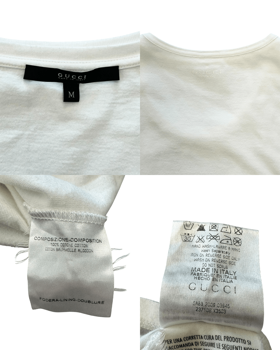 Gucci Gucci by Frida Giannini SS10 Printed Detail Double T-shirt Size US M / EU 48-50 / 2 - 11 Thumbnail