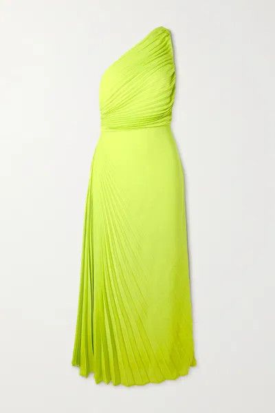 Valentino o1y0226 Silk Maxi Dress in Green Size XS / US 0-2 / IT 36-38 - 1 Thumbnail