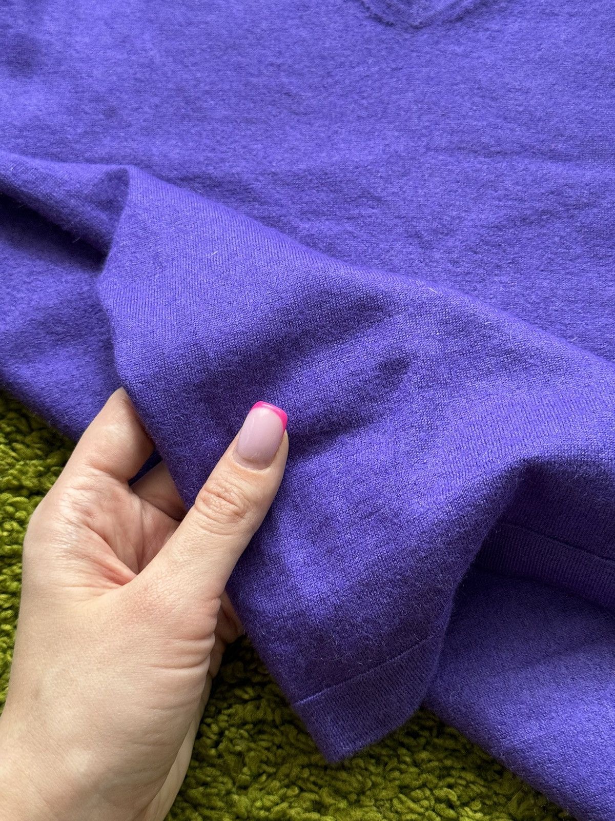 Bompard × Designer Eric Bompard cashmere silk blend purple sweater Size M / US 6-8 / IT 42-44 - 5 Thumbnail