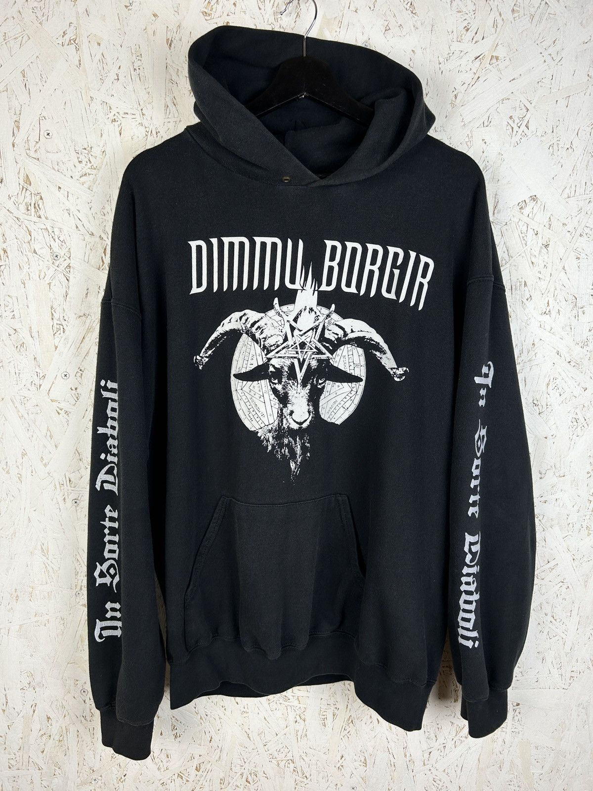 Band Tees 00s Dimmu Borgir In Sorte Diaboli Black Metal Band Hoodie XL Size US XL / EU 56 / 4 - 1 Thumbnail