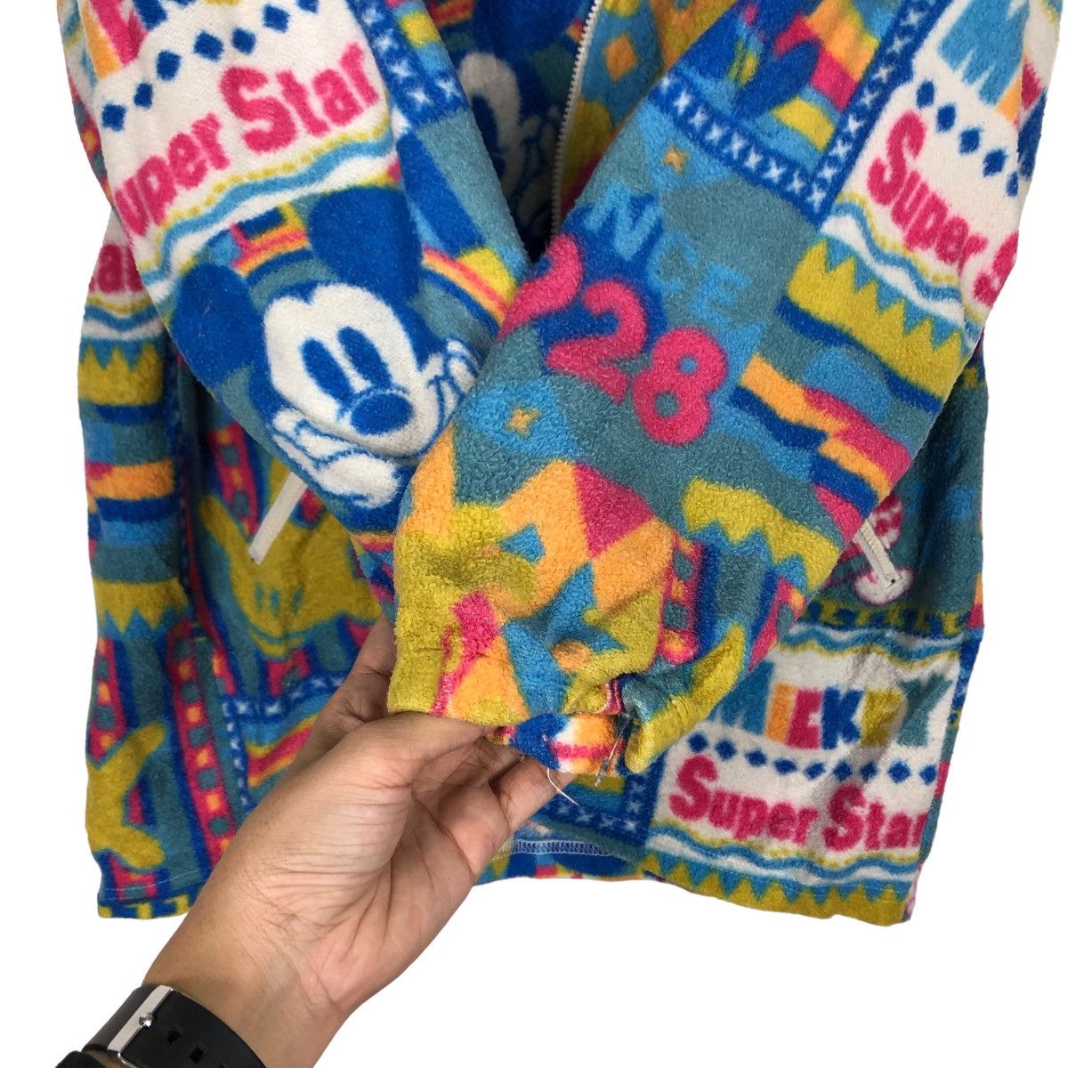 Japanese Brand 🔥Vtg Mickey Mouse Full Print Zipper Jacket Size US S / EU 44-46 / 1 - 15 Thumbnail