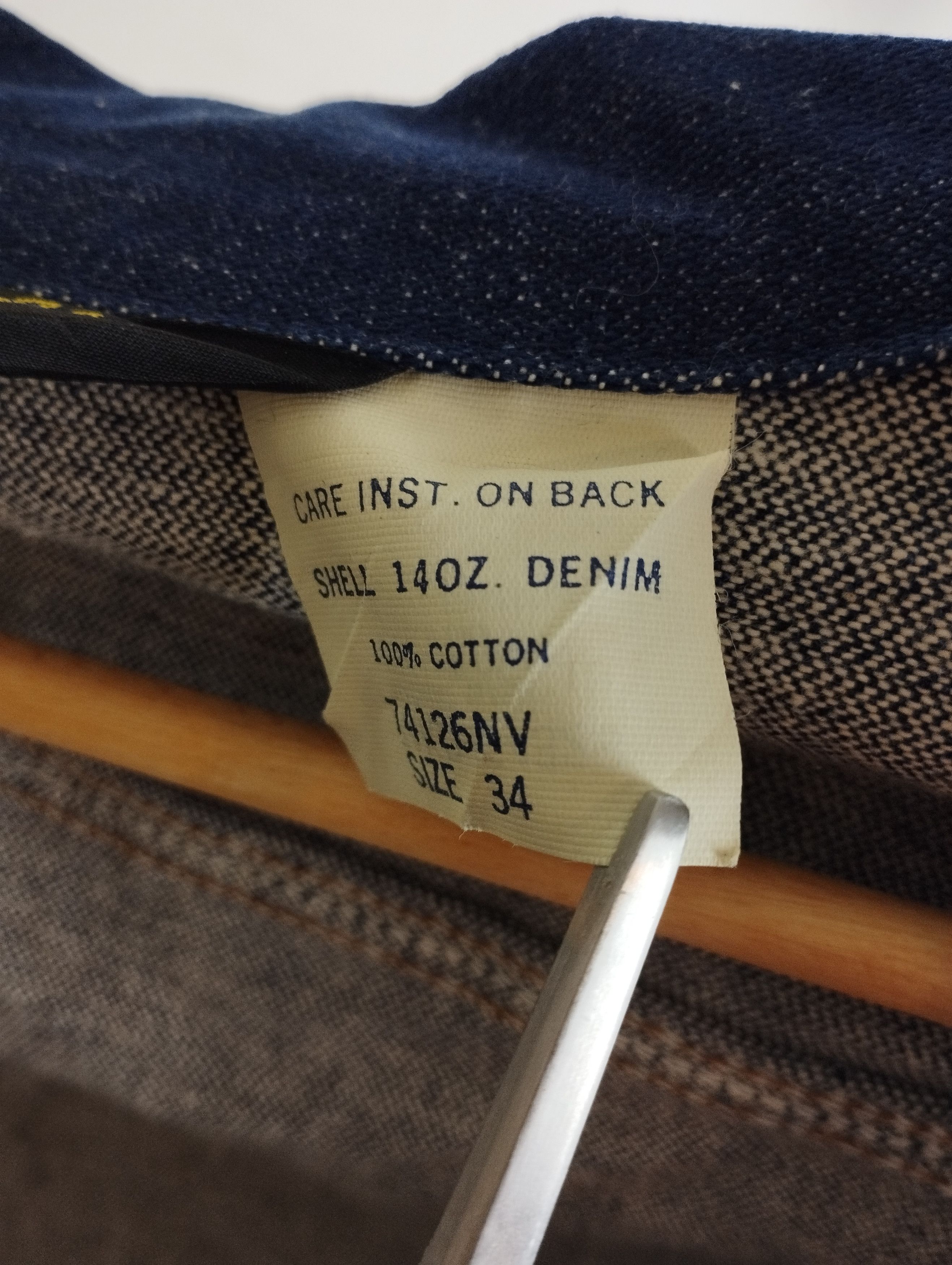 Vintage × Wrangler Vintage 60's Wrangler No-Fault Denims jacket Size US XS / EU 42 / 0 - 8 Thumbnail
