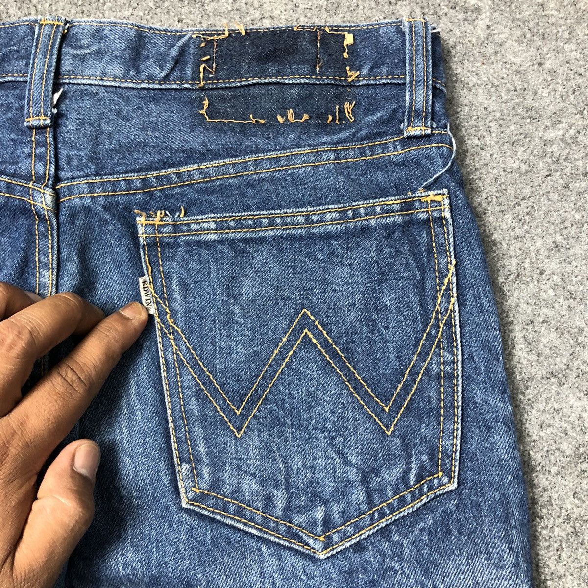 Edwin 🔥Rare🔥 Vintage 80s EDWIN Flare Bootcut Denim Jeans Size US 31 - 3 Thumbnail