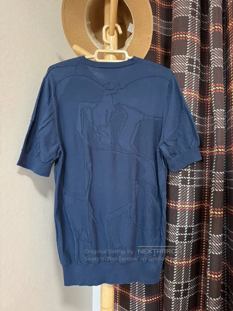 Hermes Hermes Knitted short-sleeved top, unisex, XL size, 3D embo Size US XL / EU 56 / 4 - 2 Thumbnail