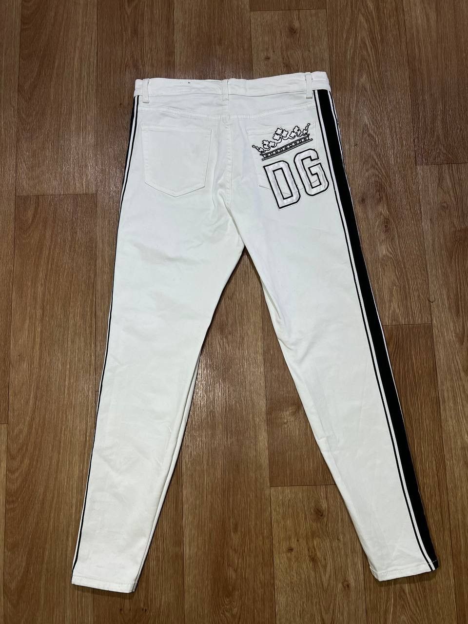 Dolce & Gabbana Dolce & Gabbana White Cotton Skinny Women Denim Jeans Size 32" / US 10 / IT 46 - 1 Thumbnail