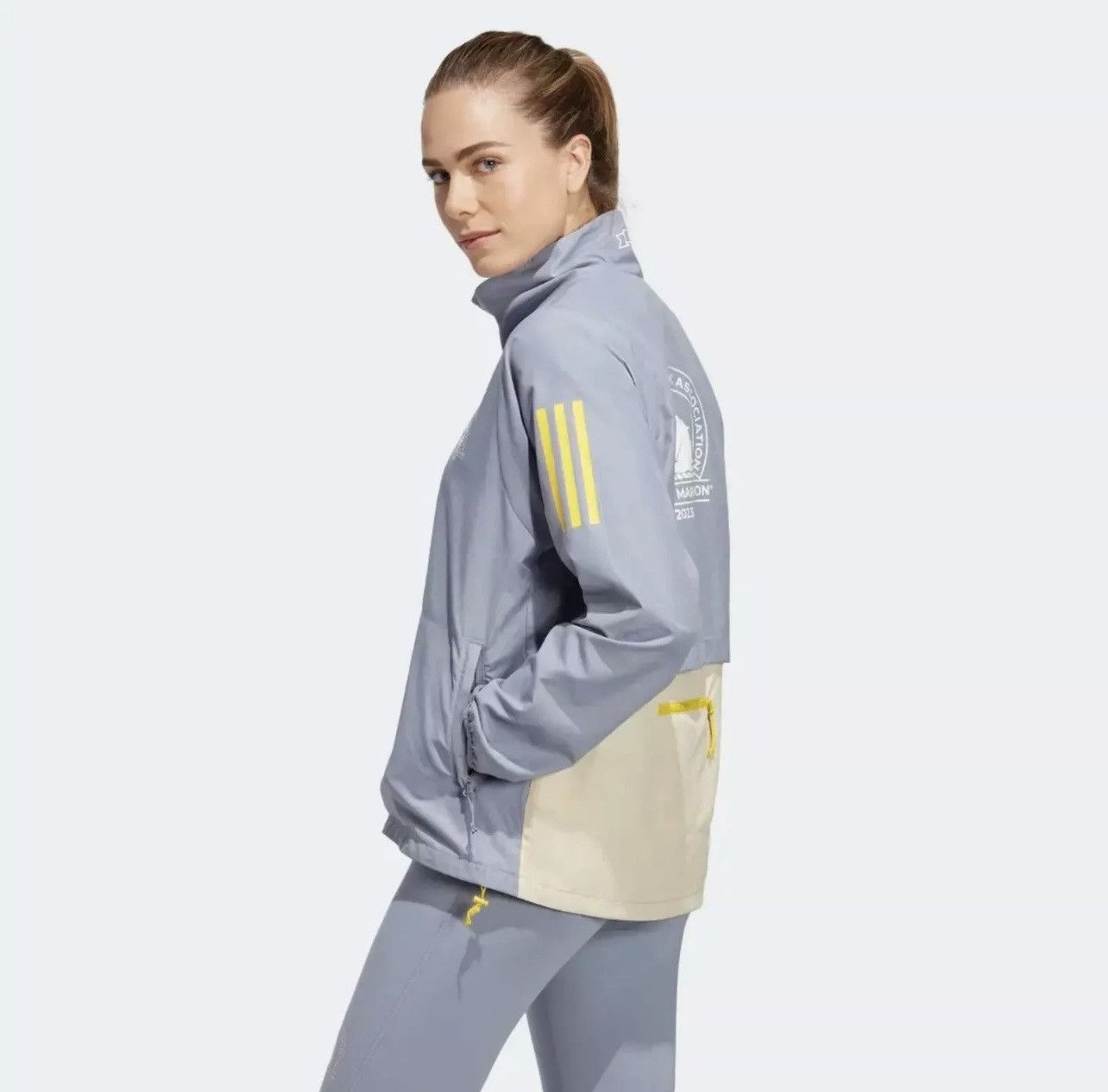 Adidas Adidas 2023 Boston Marathon Windbreaker Jacket Size L / US 10 / IT 46 - 3 Thumbnail