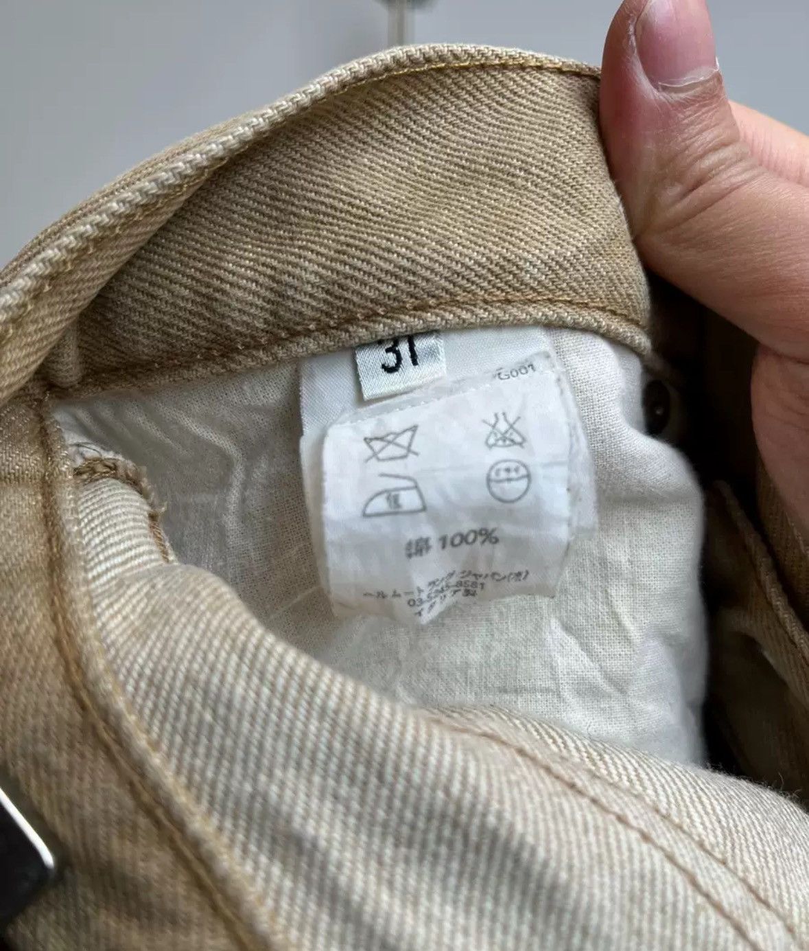 Helmut Lang Helmut Lang's own sand colored jeans 2412-Nextarrow Size US 31 - 3 Thumbnail