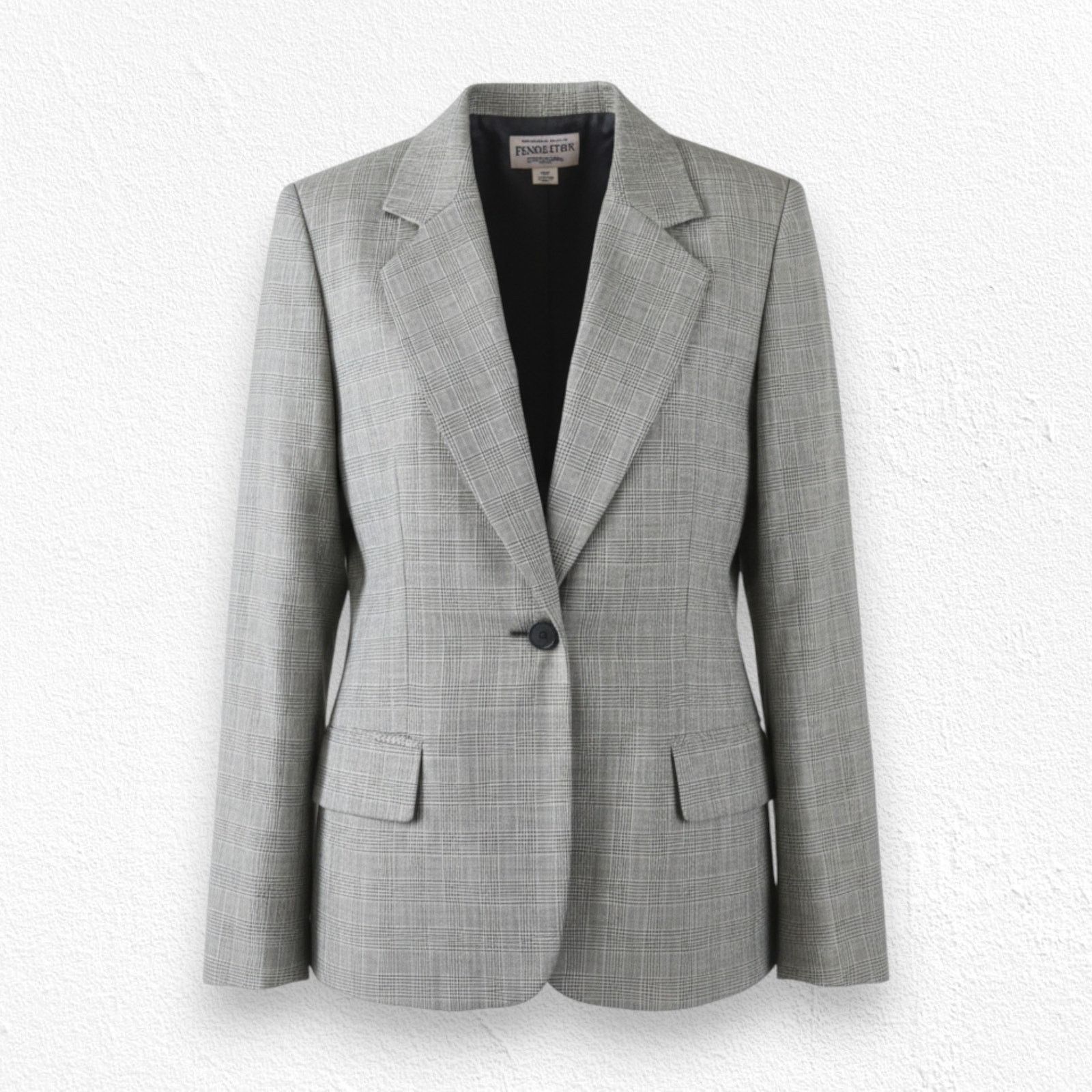 Pendleton Vintage Pendleton Black Houndstooth Wool Blazer Size 12 Size XL / US 12-14 / IT 48-50 - 1 Thumbnail