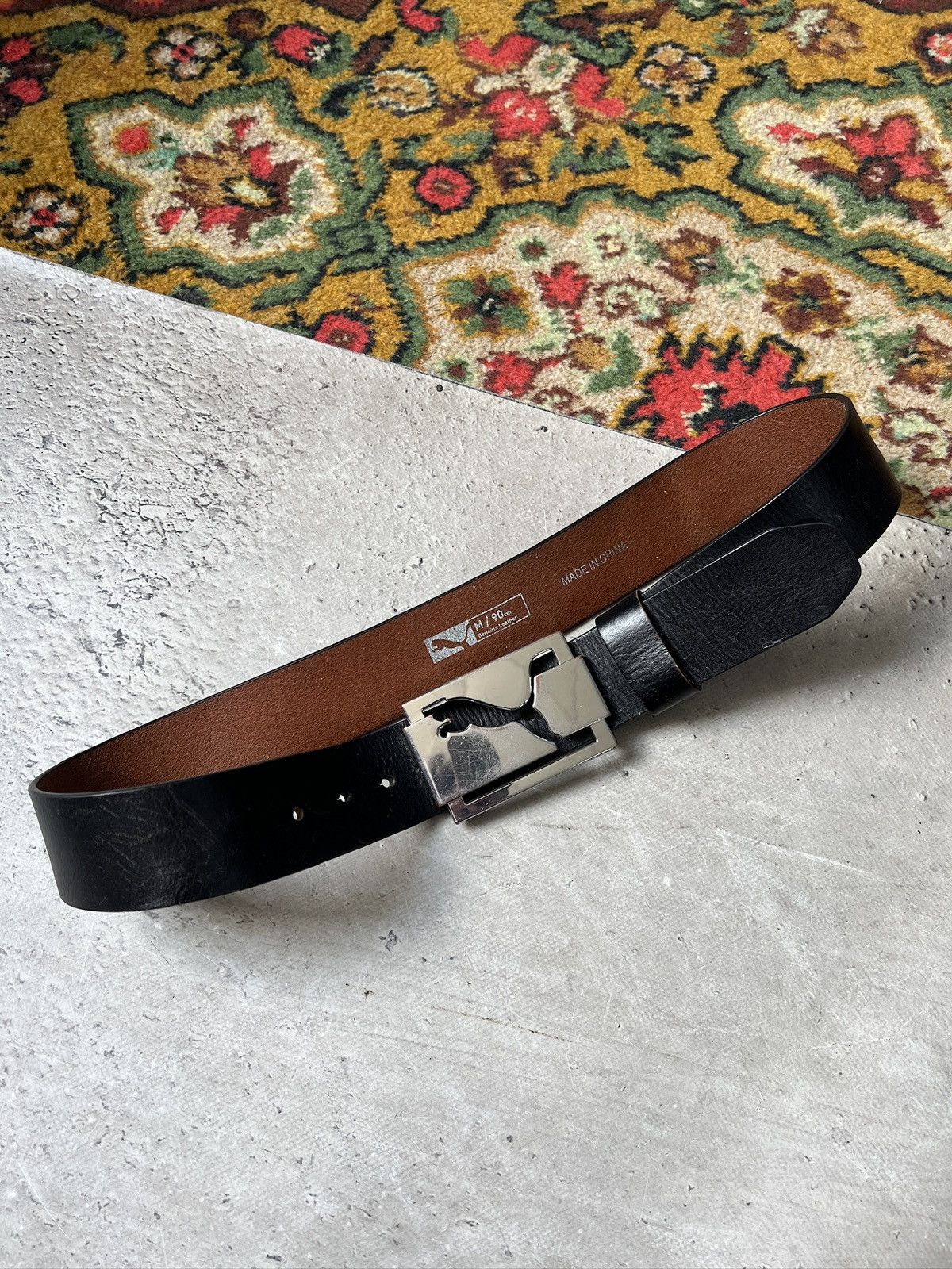 Puma Streetwear y2k Puma archive leather belt hype Size ONE SIZE - 2 Thumbnail