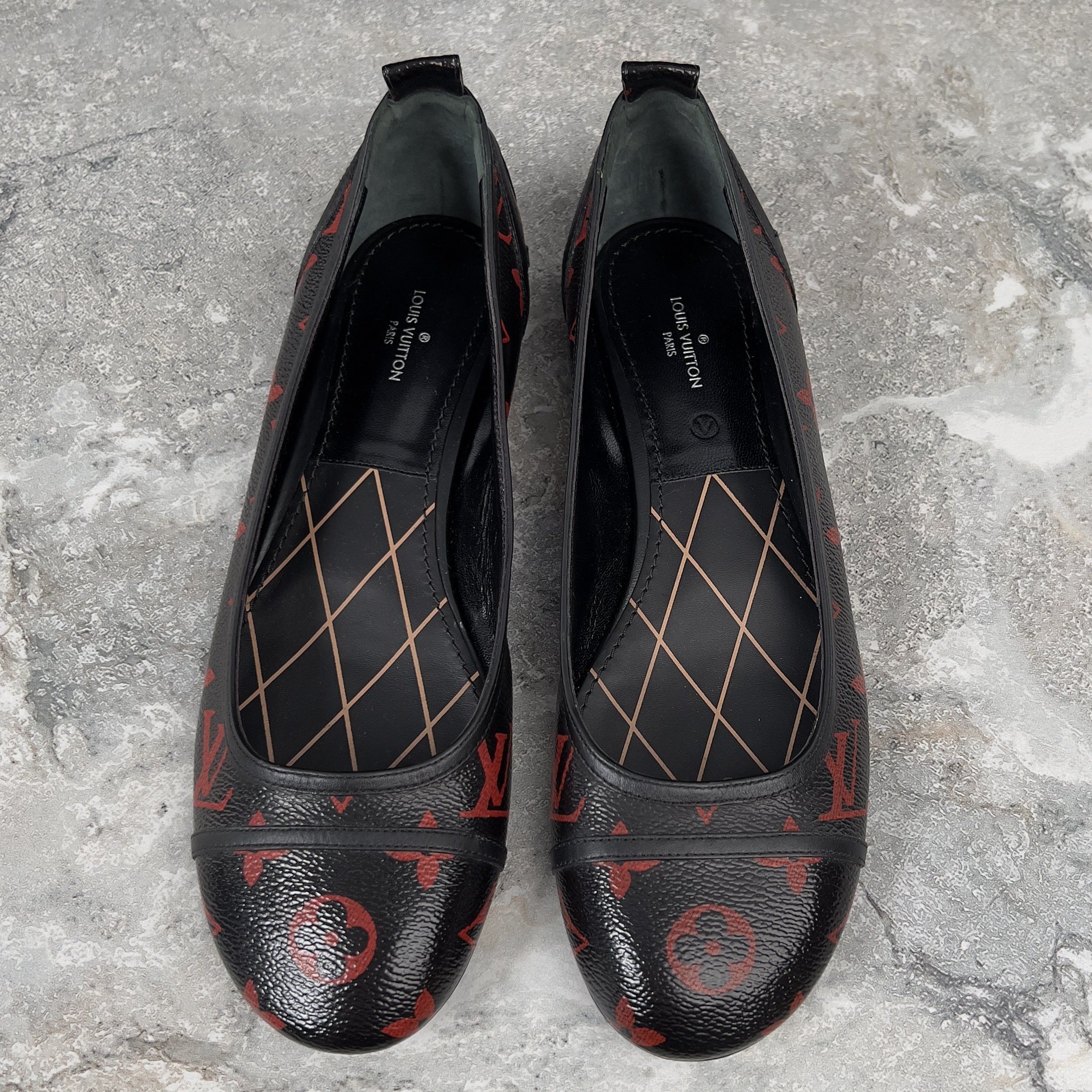 Louis Vuitton INFRAROUG Revival Ballet Flat Monogram Size US 7.5 / IT 37.5 - 4 Thumbnail