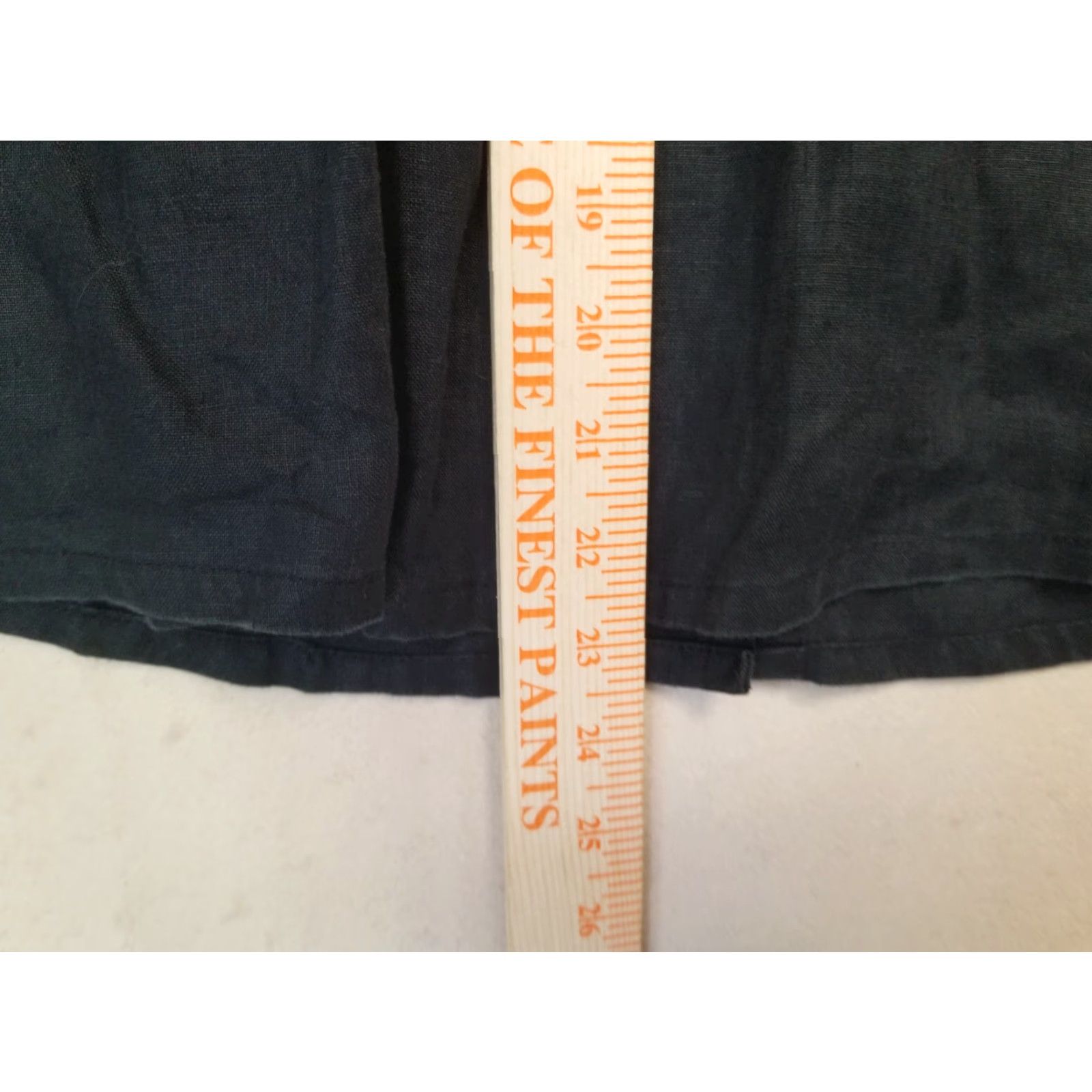 Vintage FAITHFULL THE BRAND Dress Linen Black Mini Sleeveless Button V-Neck Size 6 Womens Size M / US 6-8 / IT 42-44 - 4 Thumbnail