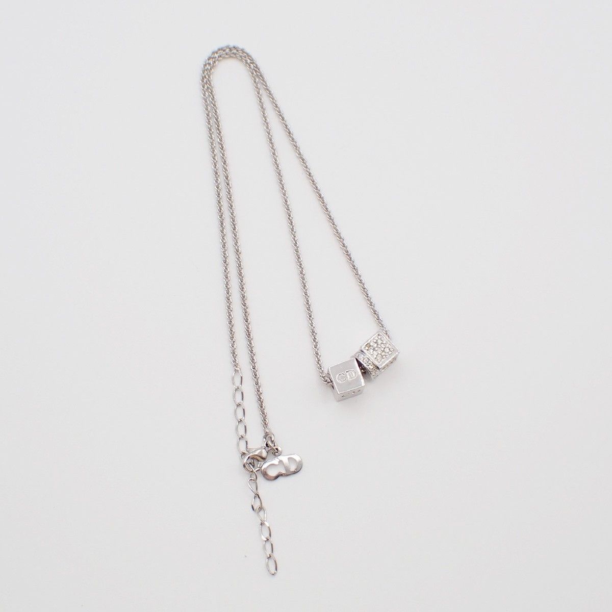 Dior Christian Dior CD Logo necklace Silver-Plated Size ONE SIZE - 1 Thumbnail