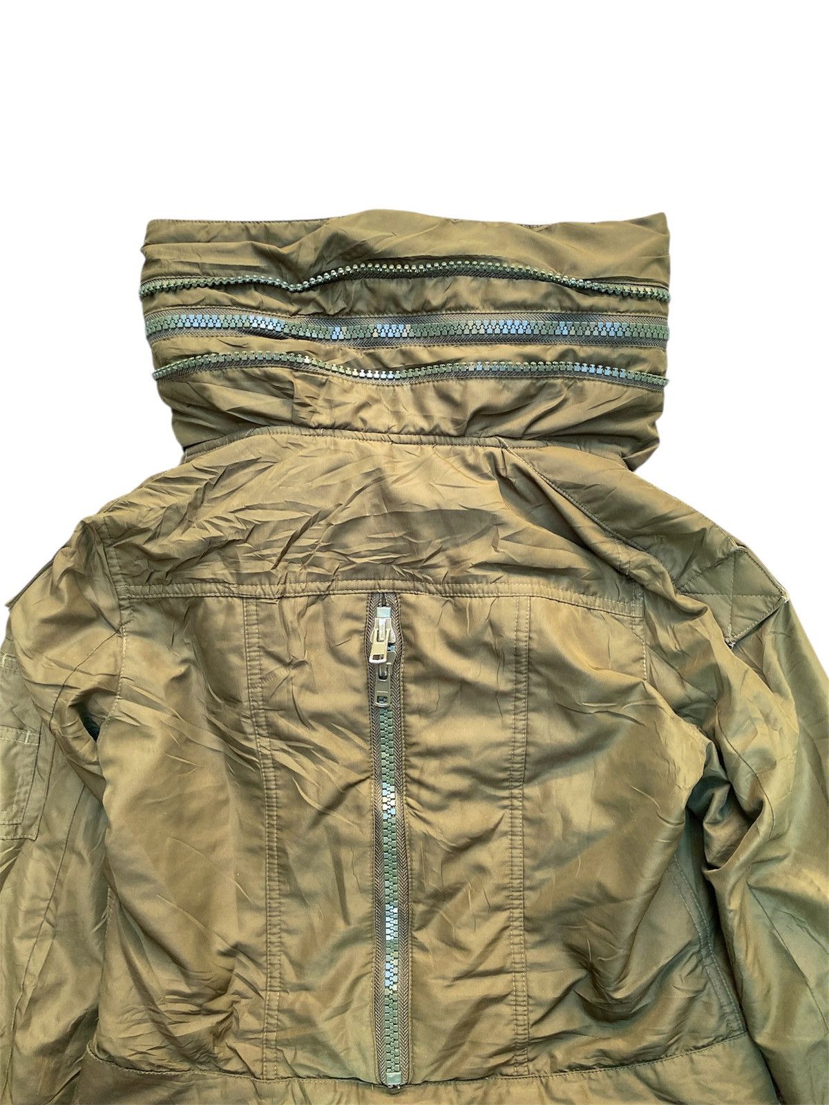 If Six Was Nine 2000s SLY Faux Fur Bono Bondage Punk Muti Zipper Jacket Size US S / EU 44-46 / 1 - 6 Thumbnail