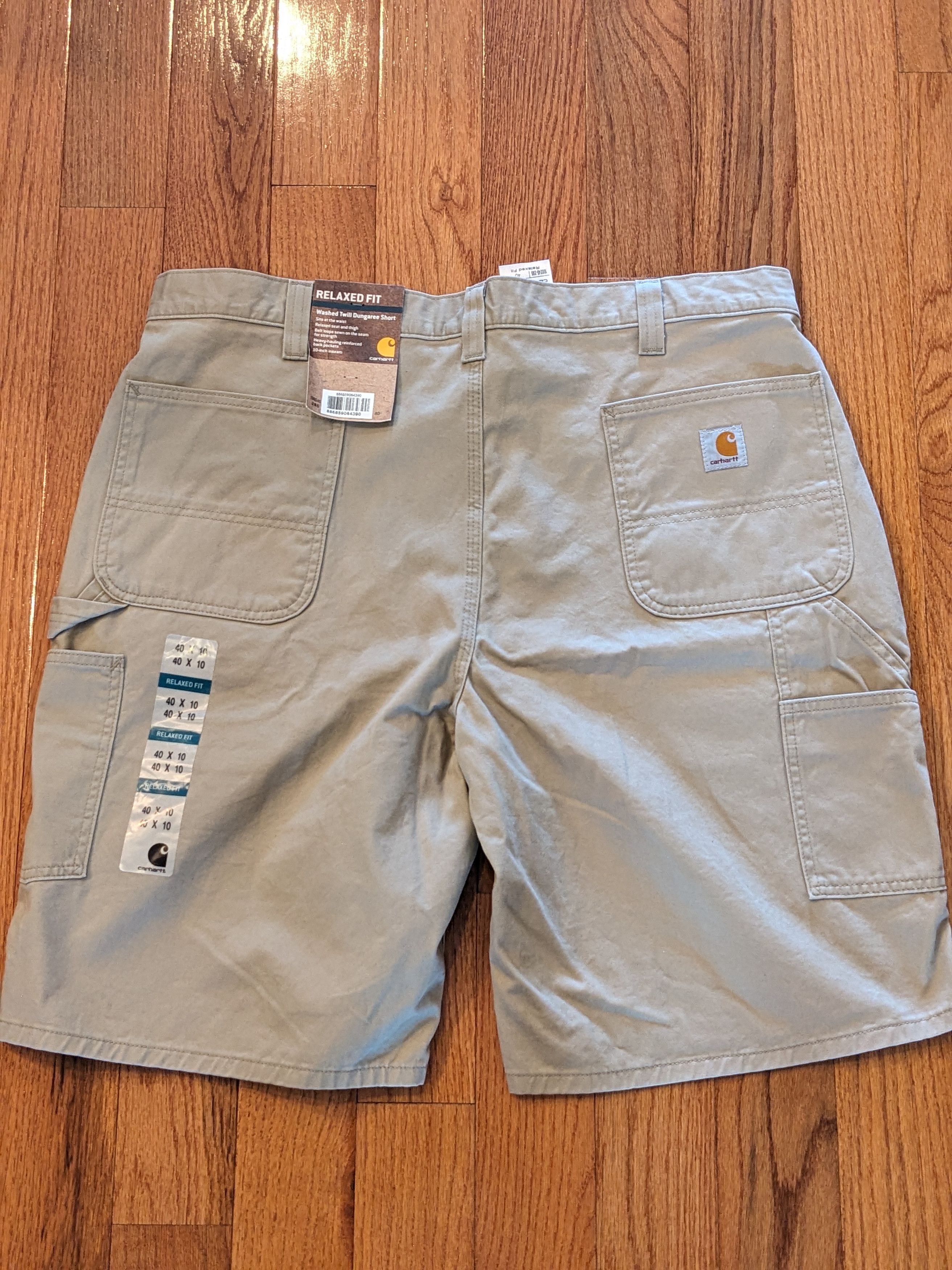 Carhartt Carhartt Size 40 Relaxed Fit Washed Twill Dungaree Shorts Size US 40 / EU 56 - 1 Thumbnail