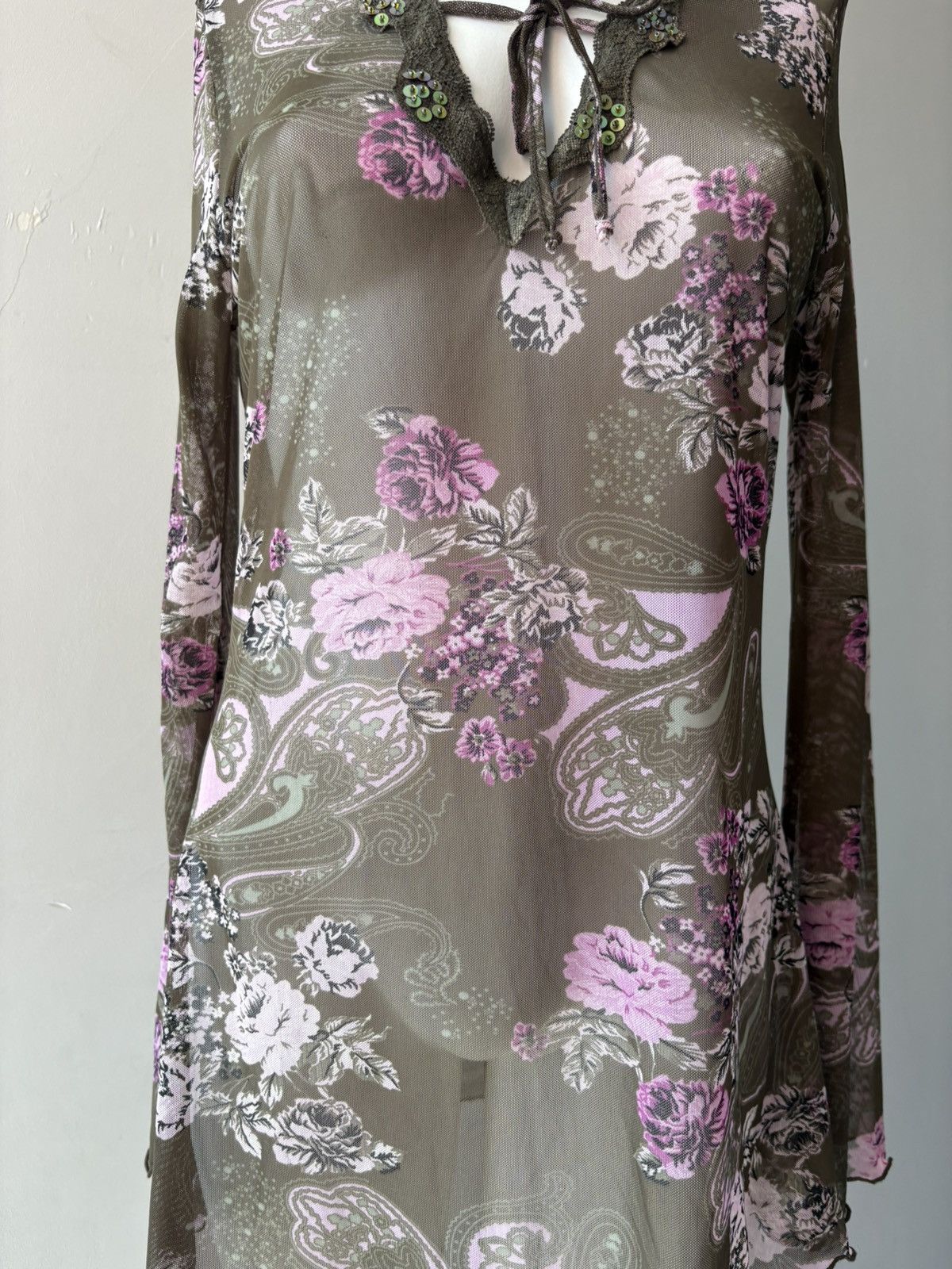 Vintage y2k blouse Size XL / US 12-14 / IT 48-50 - 5 Thumbnail