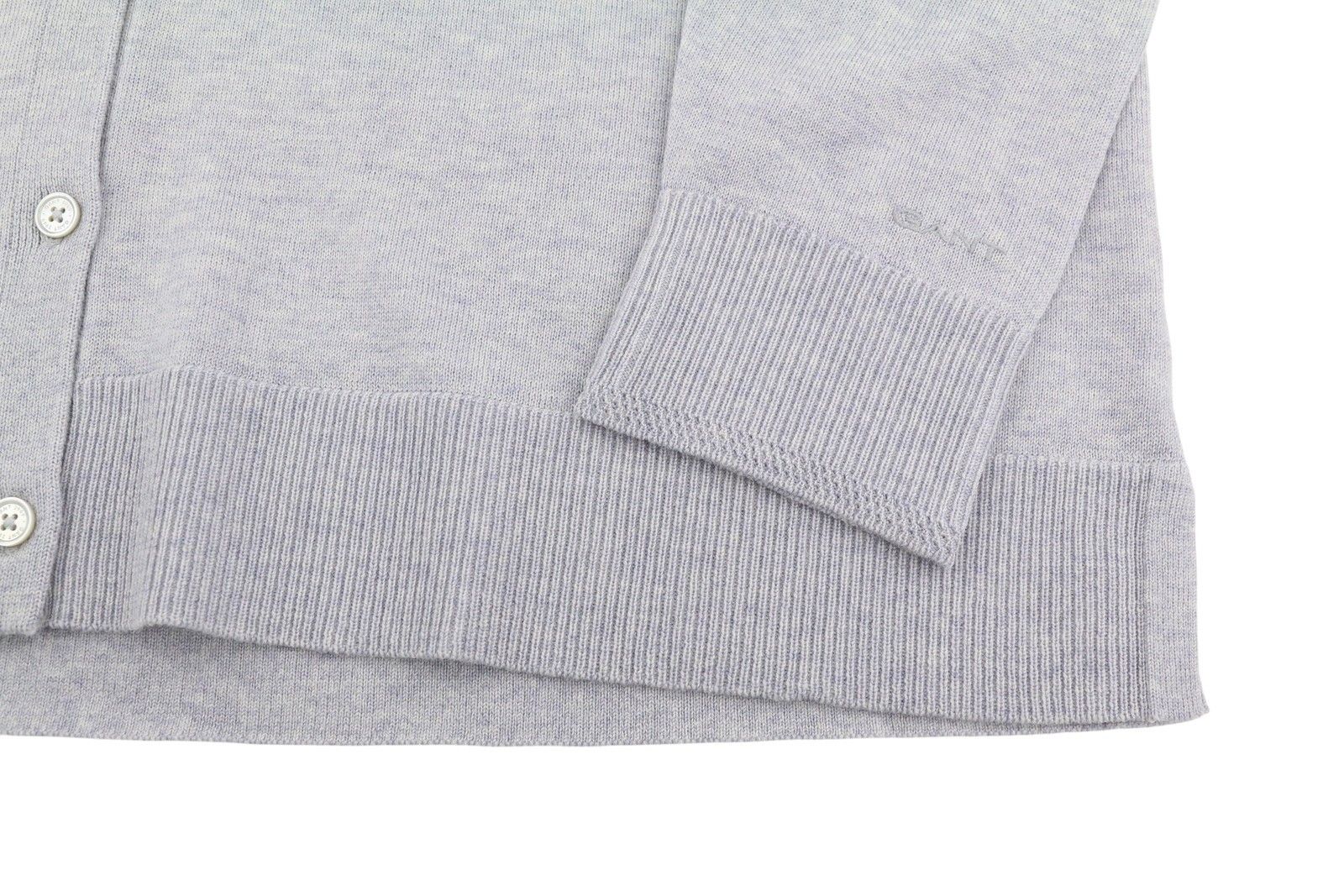 Gant WASHABLE MERINO CARDIGAN XL Light Grey Tight 88099 Size XL / US 12-14 / IT 48-50 - 6 Thumbnail