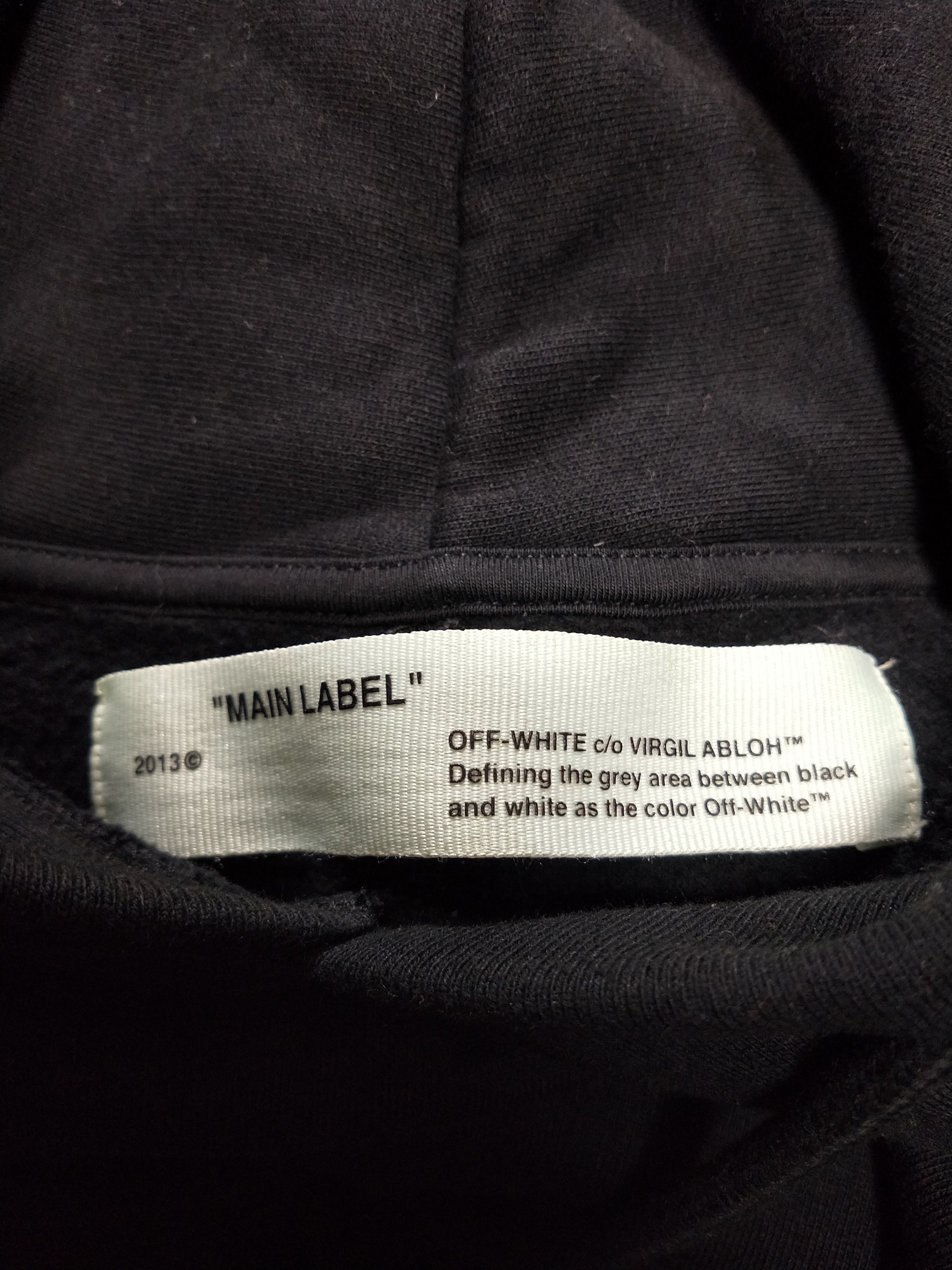 Off-White 'Temperature' Diagonal Hoodie Size US S / EU 44-46 / 1 - 4 Thumbnail