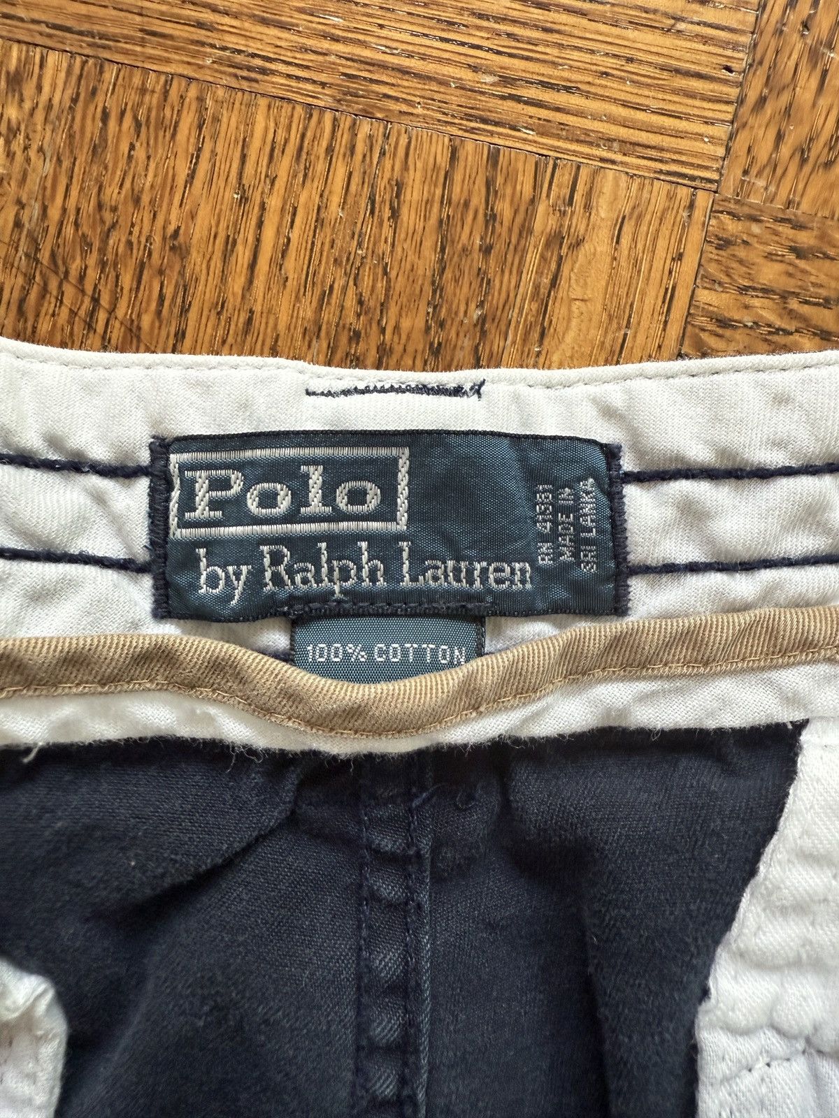 Vintage Vintage Polo Ralph Lauren Cargo Shorts Size US 36 / EU 52 - 2 Thumbnail