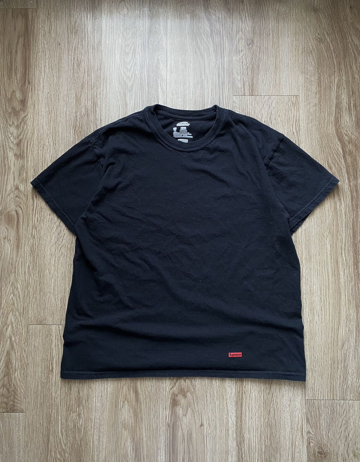 Hanes Streetwear Supreme SUPREM HANES BASIC BLANK TEE Grailed