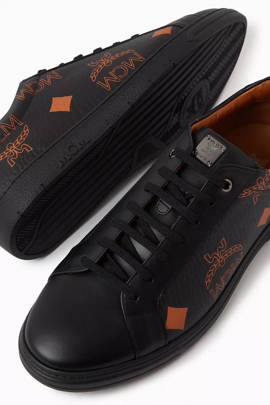 MCM o1mt1gz0125 Low-Top Sneakers in Black Size US 13 / EU 46 - 4 Thumbnail