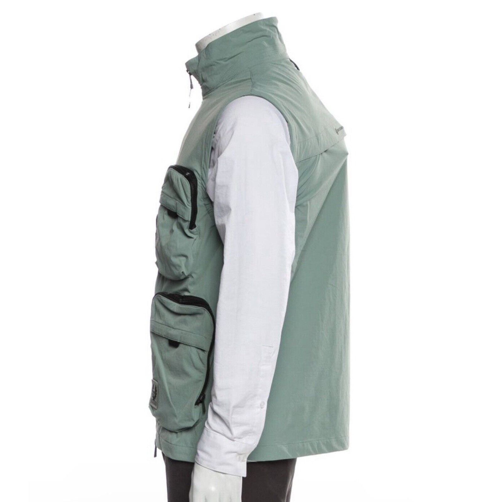 Belstaff Belstaff Vest Tow Gilet Tactical Utility New Steel Green Size US M / EU 48-50 / 2 - 2 Thumbnail