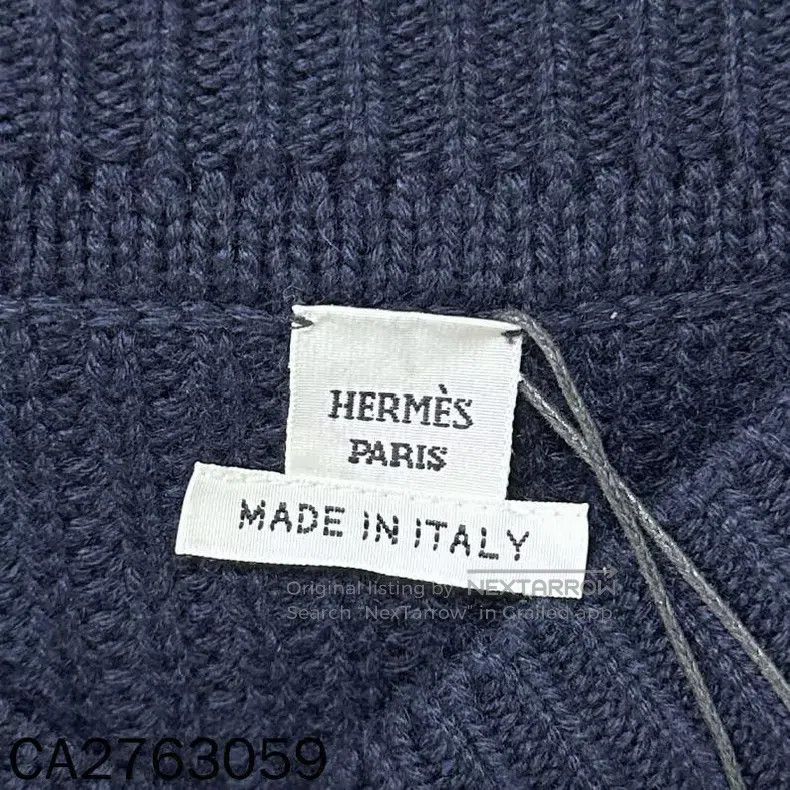 Hermes Hermes size TU Knitted cashmere cape Size L / US 10 / IT 46 - 8 Thumbnail