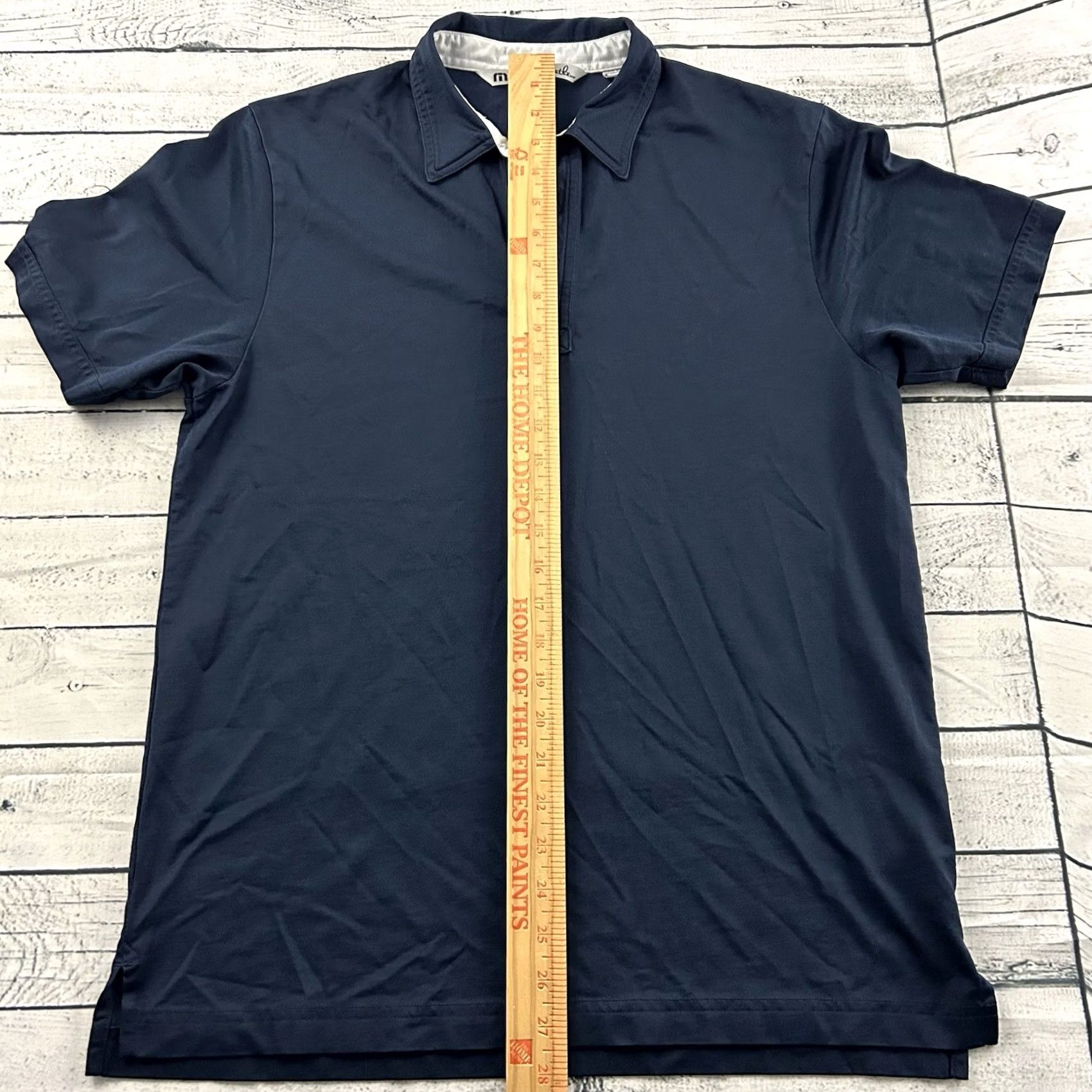 TravisMathew Travis Mathew Short Sleeve Golf Polo Shirt Men's M Blue Shirt Size US M / EU 48-50 / 2 - 3 Thumbnail