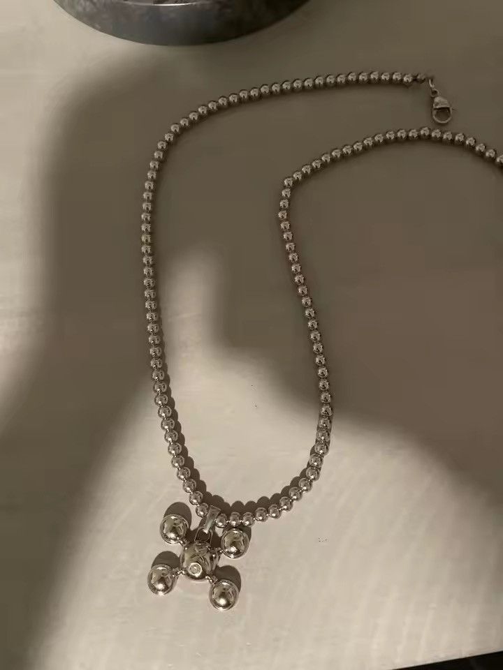 Jewelry Quad Ball Pendant Necklace Size ONE SIZE - 4 Thumbnail