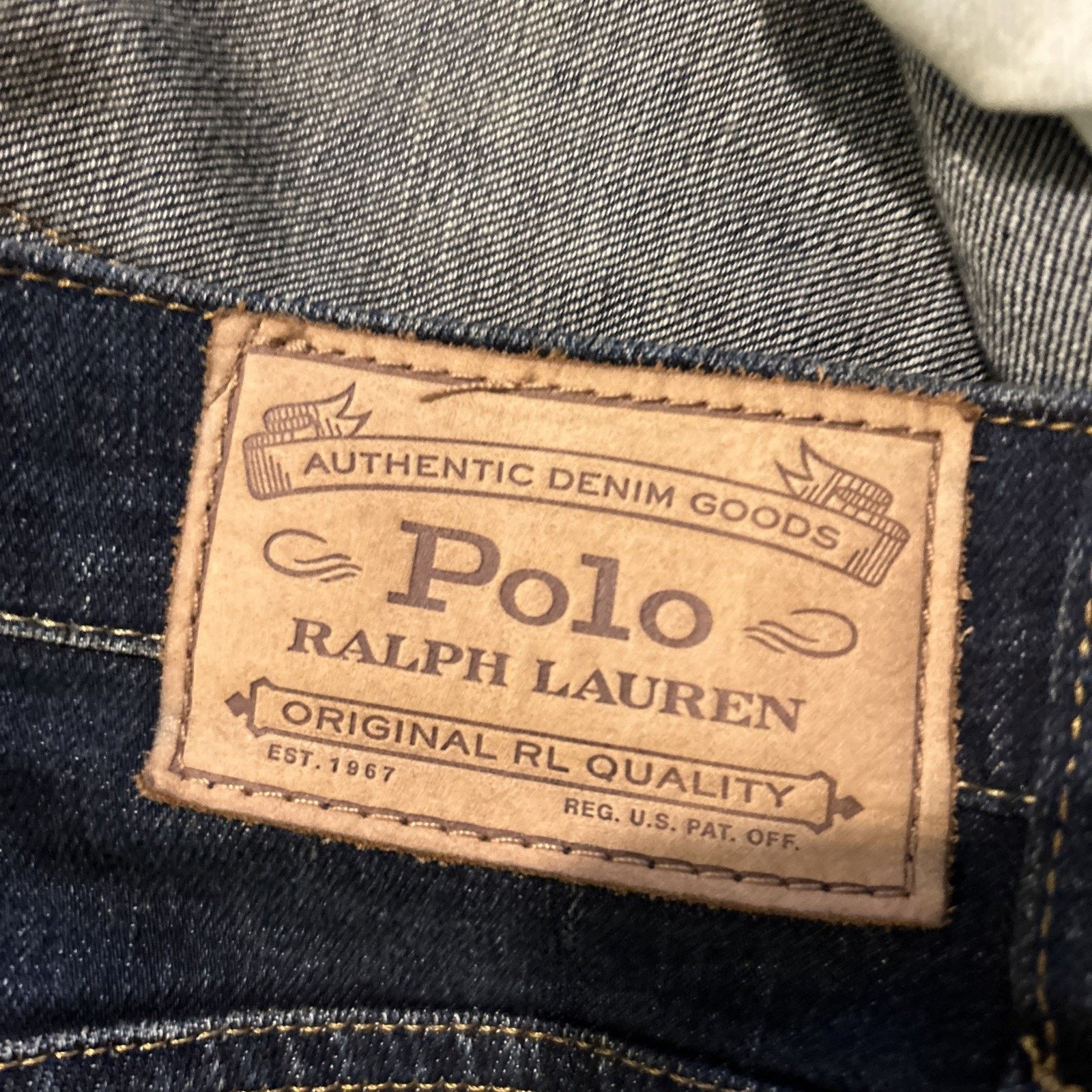 Ralph Lauren POLO RAPLH LAUREN Hampton Relaxed Straight Jeans Blue 42x34 Size US 42 / EU 58 - 5 Thumbnail
