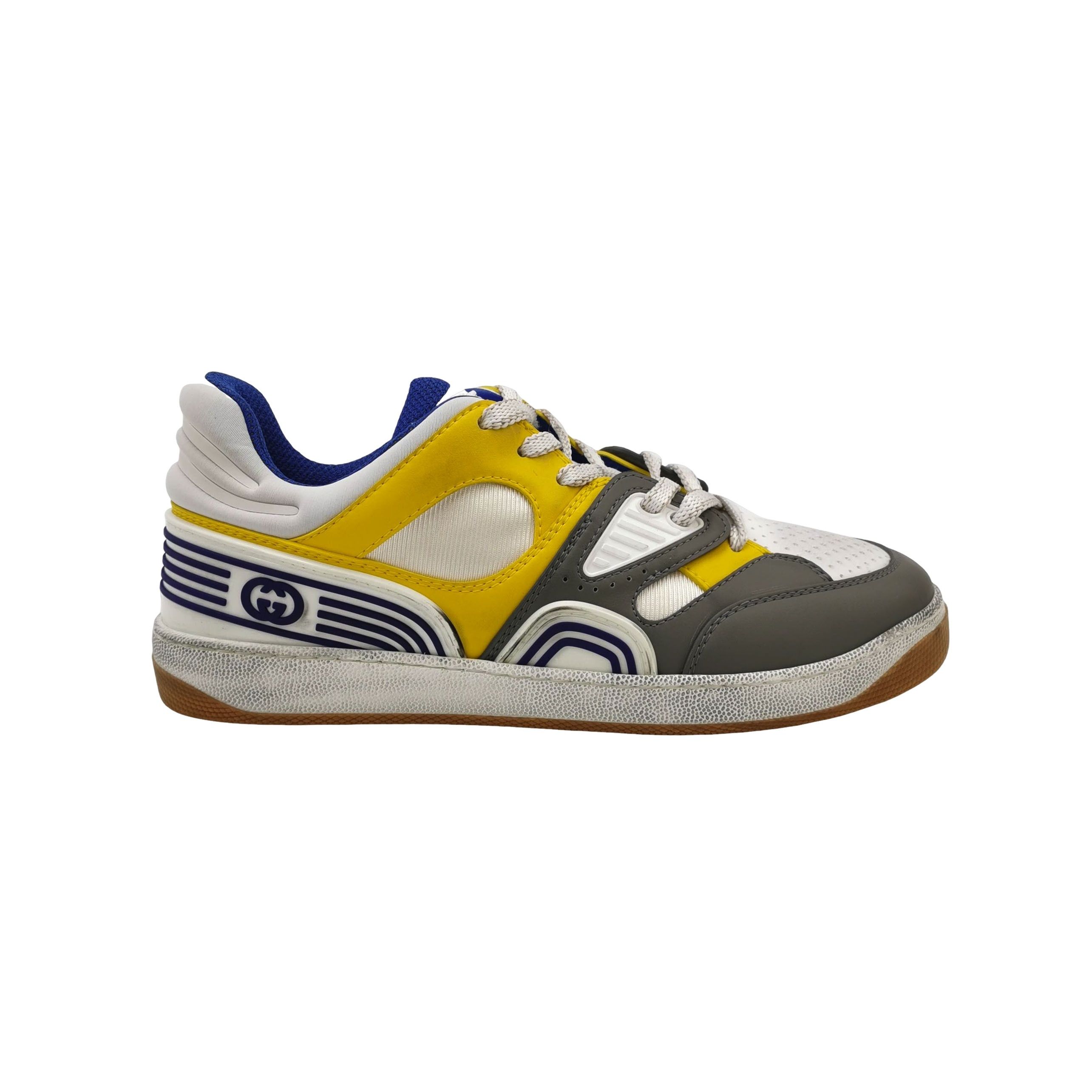 Gucci Gucci Basket Multi-Color Low-Top Sneakers US 7 Size US 7 / EU 40 - 1 Thumbnail