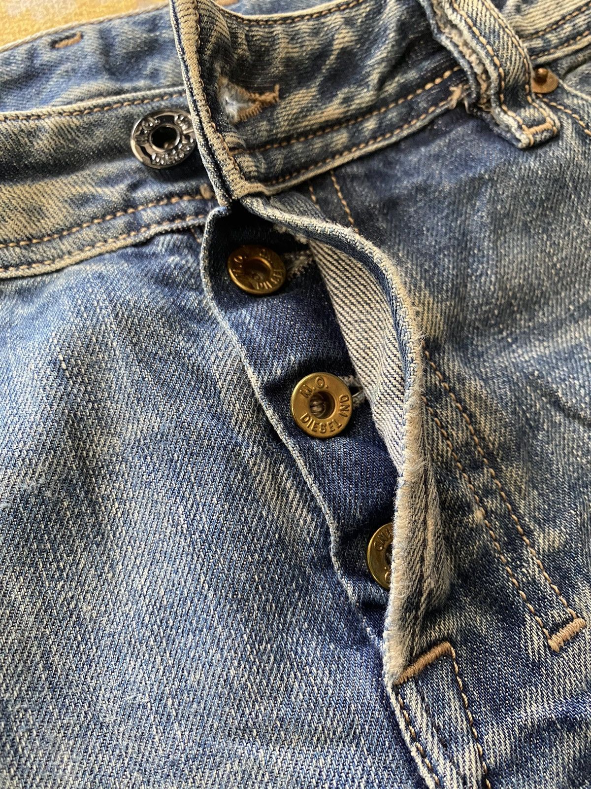 Diesel × Vintage VINTAGE DIESEL Y2K BOOTCUT ZATINY WASH JEANS PANTS Size 30" / US 8 / IT 44 - 6 Thumbnail