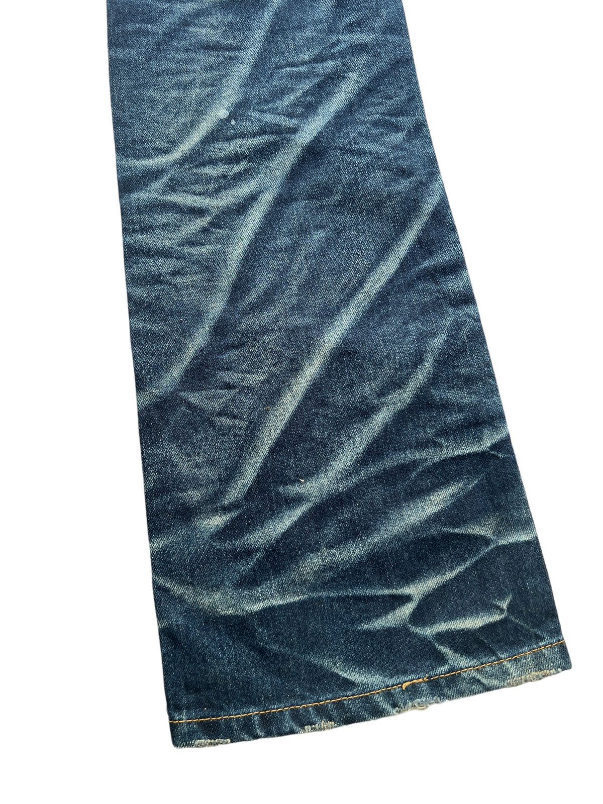 JACKROSE Jackrose 🇯🇵 Distressed Claw Mark Flare Denim Size US 33 - 10 Thumbnail
