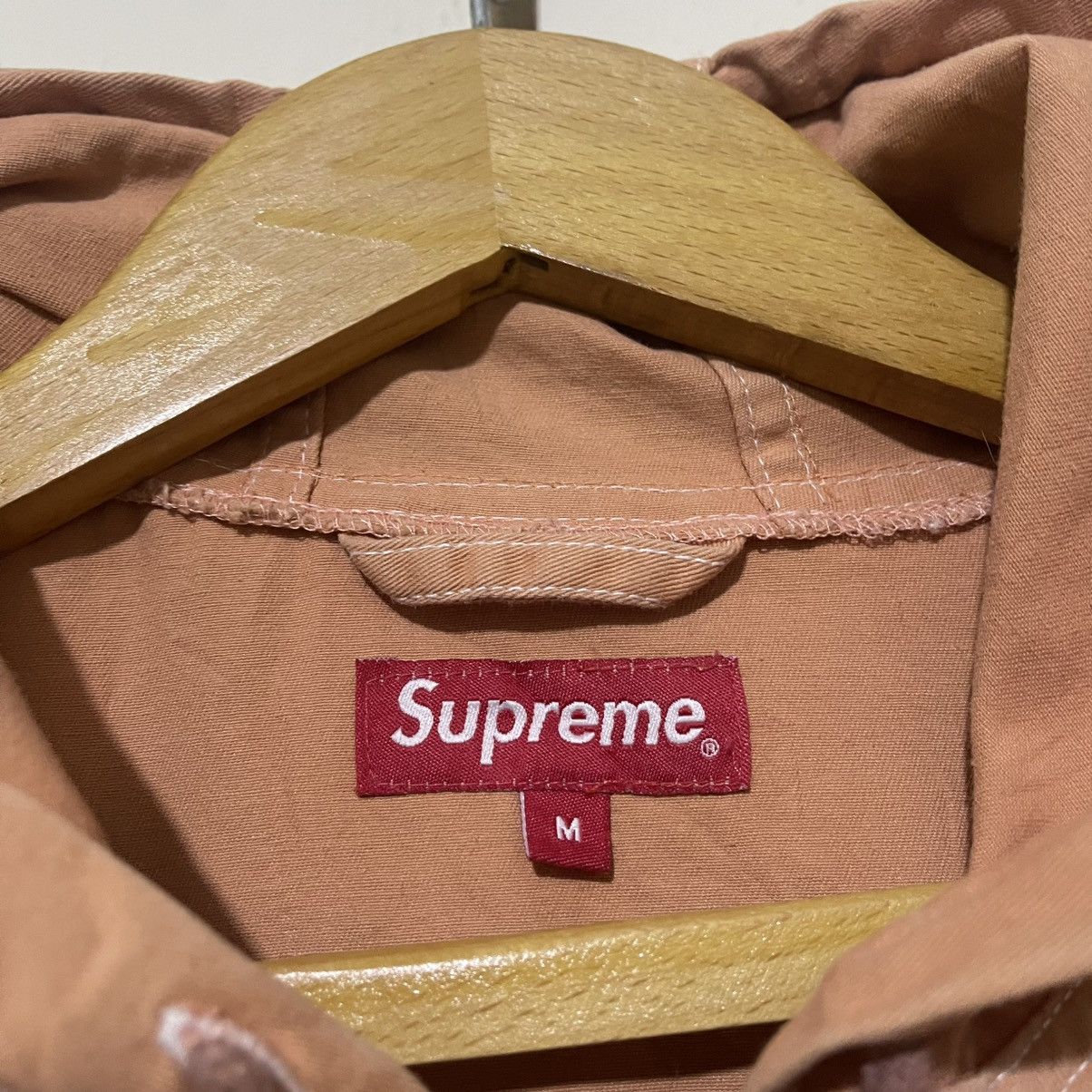 Supreme Supreme Anorak Contrast Stitch Twill Pullover ‘Peach’ Jacket Size US M / EU 48-50 / 2 - 9 Thumbnail