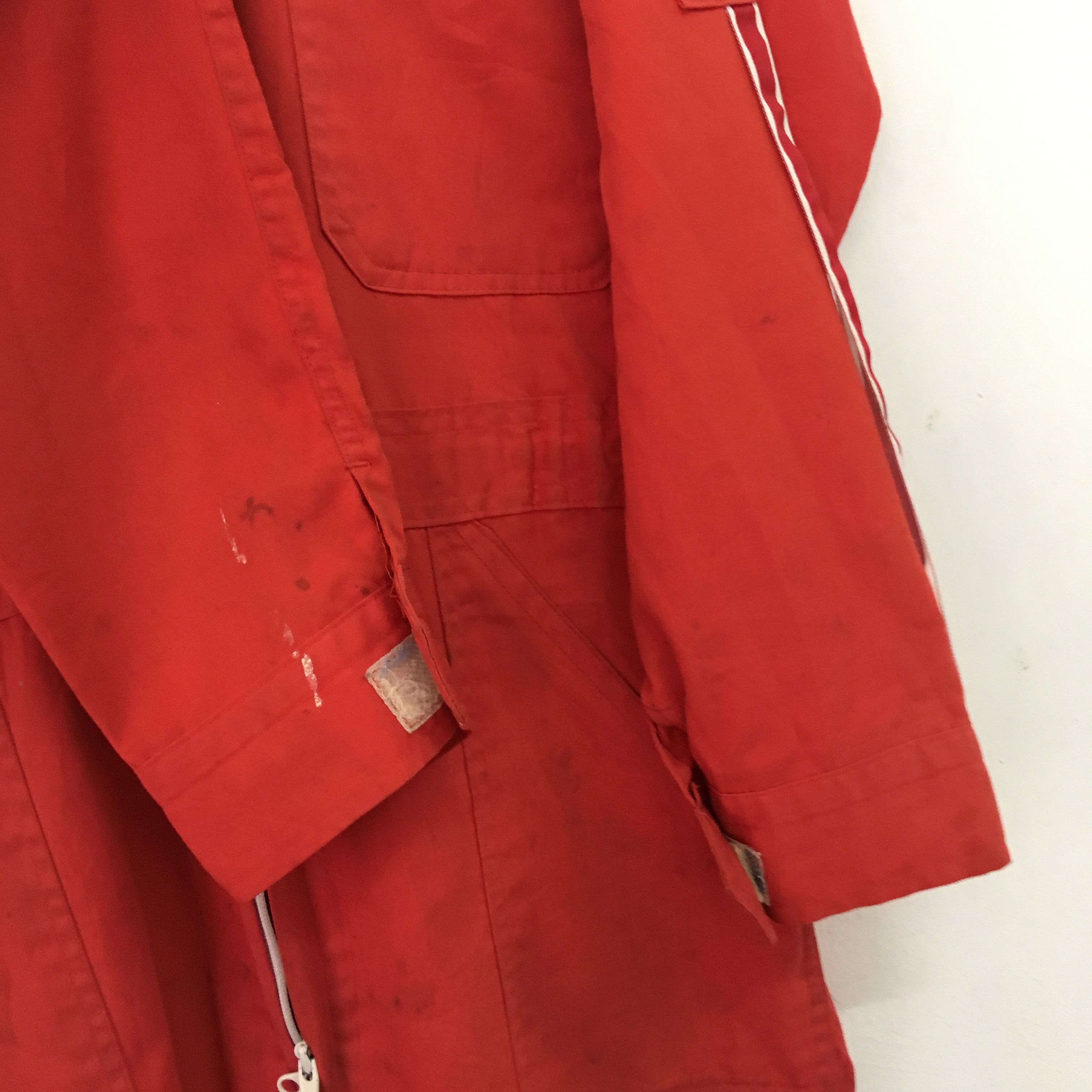 Japanese Brand Vintage 90s Distressed Kawasaki Japan Coveralls Motorsport Size US 34 / EU 50 - 7 Thumbnail