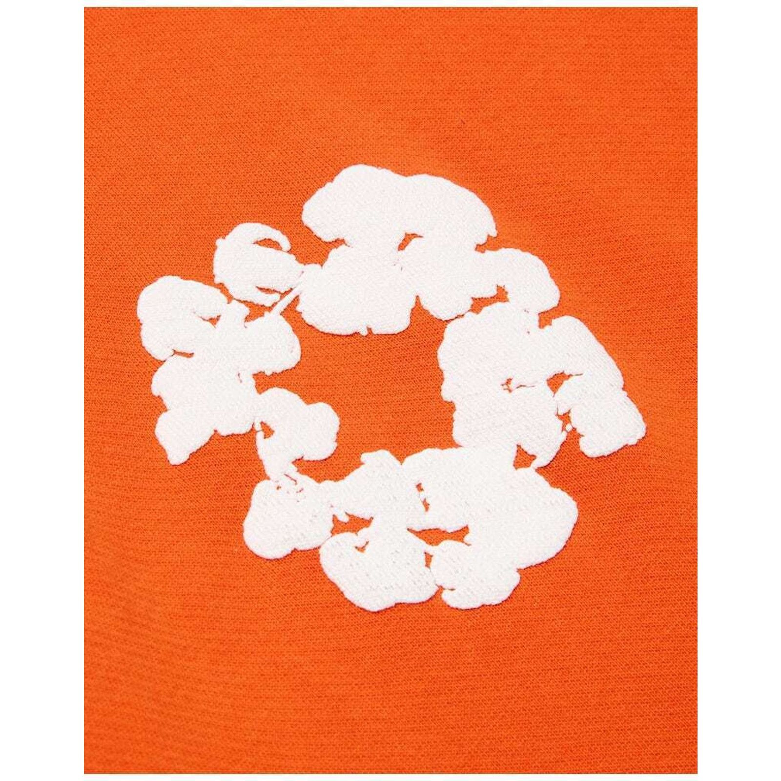 DENIM TEARS Denim Tears The Cotton Wreath Sweatshirt Orange Medium FW23 Size US M / EU 48-50 / 2 - 7 Thumbnail