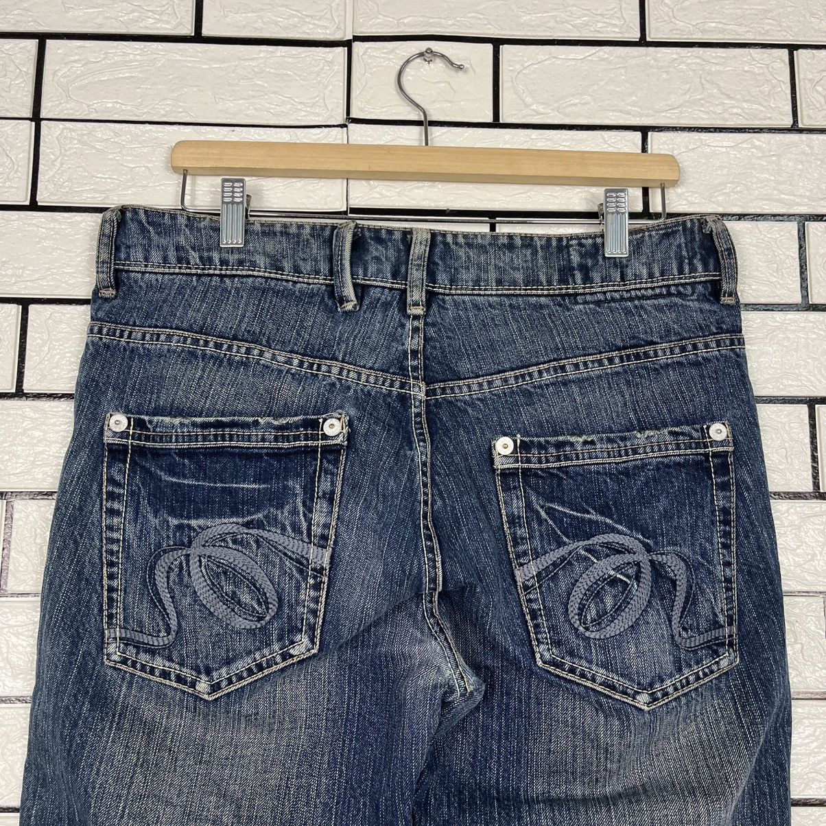 Japanese Brand Vintage Rush Hour Daily Used Workwear Denim Size US 32 / EU 48 - 8 Thumbnail