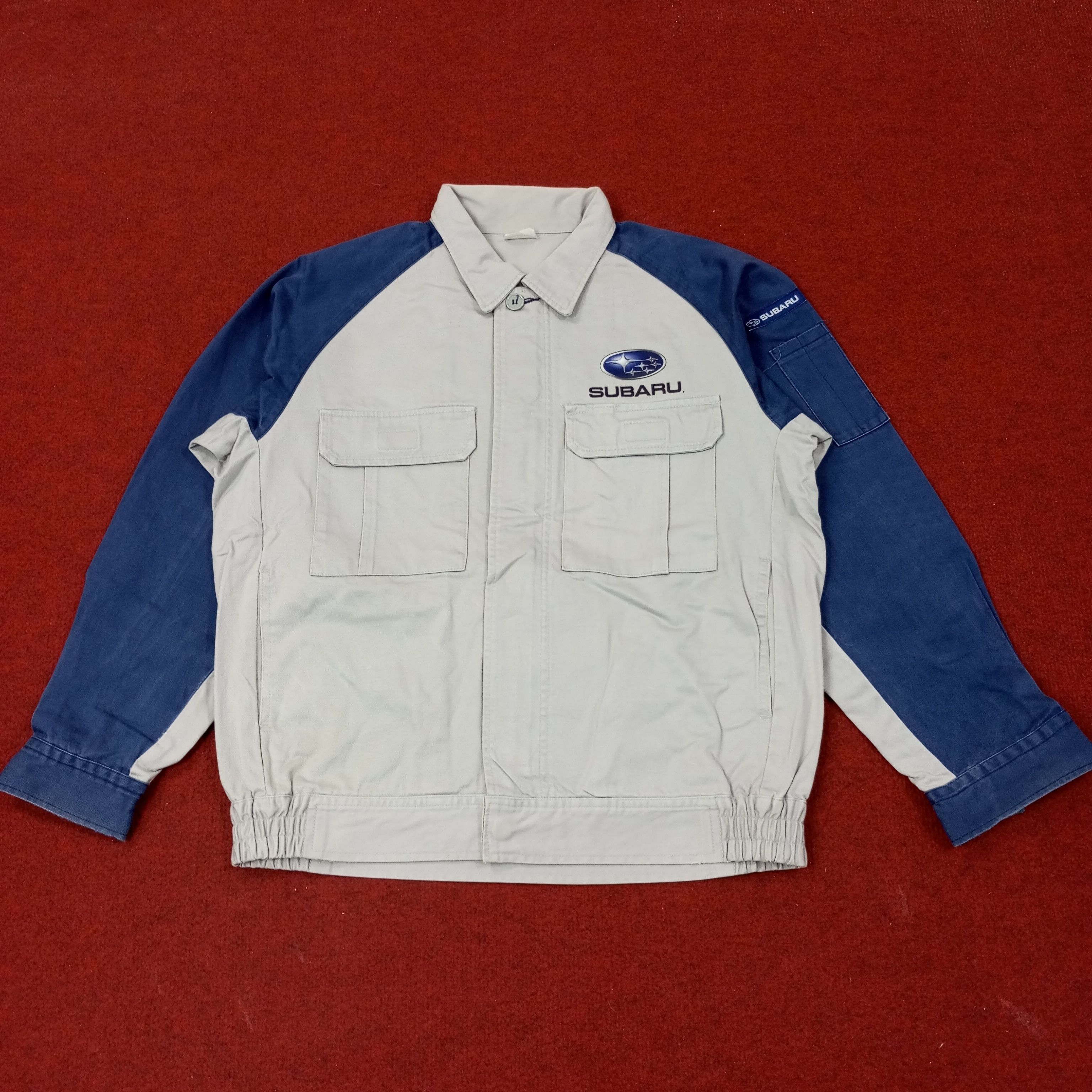 Vintage Subaru Japanese Motorsports Custom Art Jacket c246n17 Size US M / EU 48-50 / 2 - 3 Thumbnail