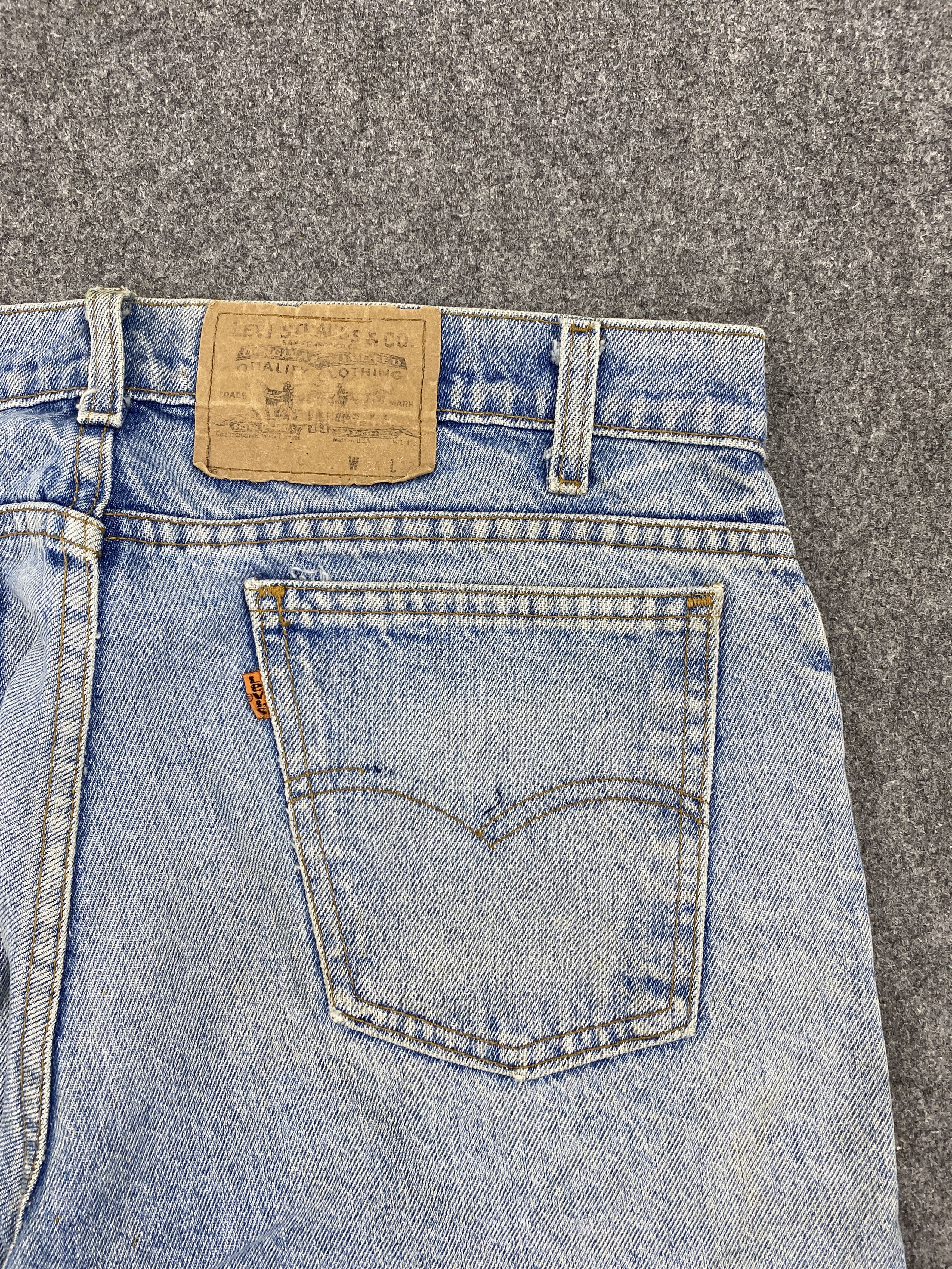 Levi's × Vintage Light Washed Vintage 90s Levi's 550 Orange Tabs Jeans Size US 33 - 14 Thumbnail