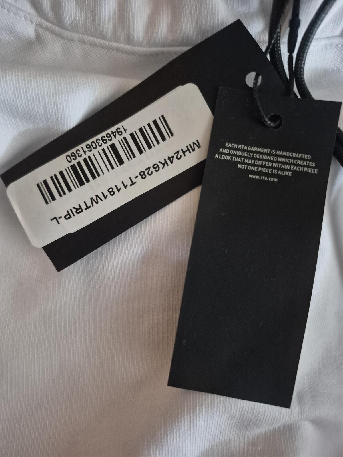 Rta RTA Rest In Peace White Hoodie Size Large BNWT Size US L / EU 52-54 / 3 - 5 Thumbnail