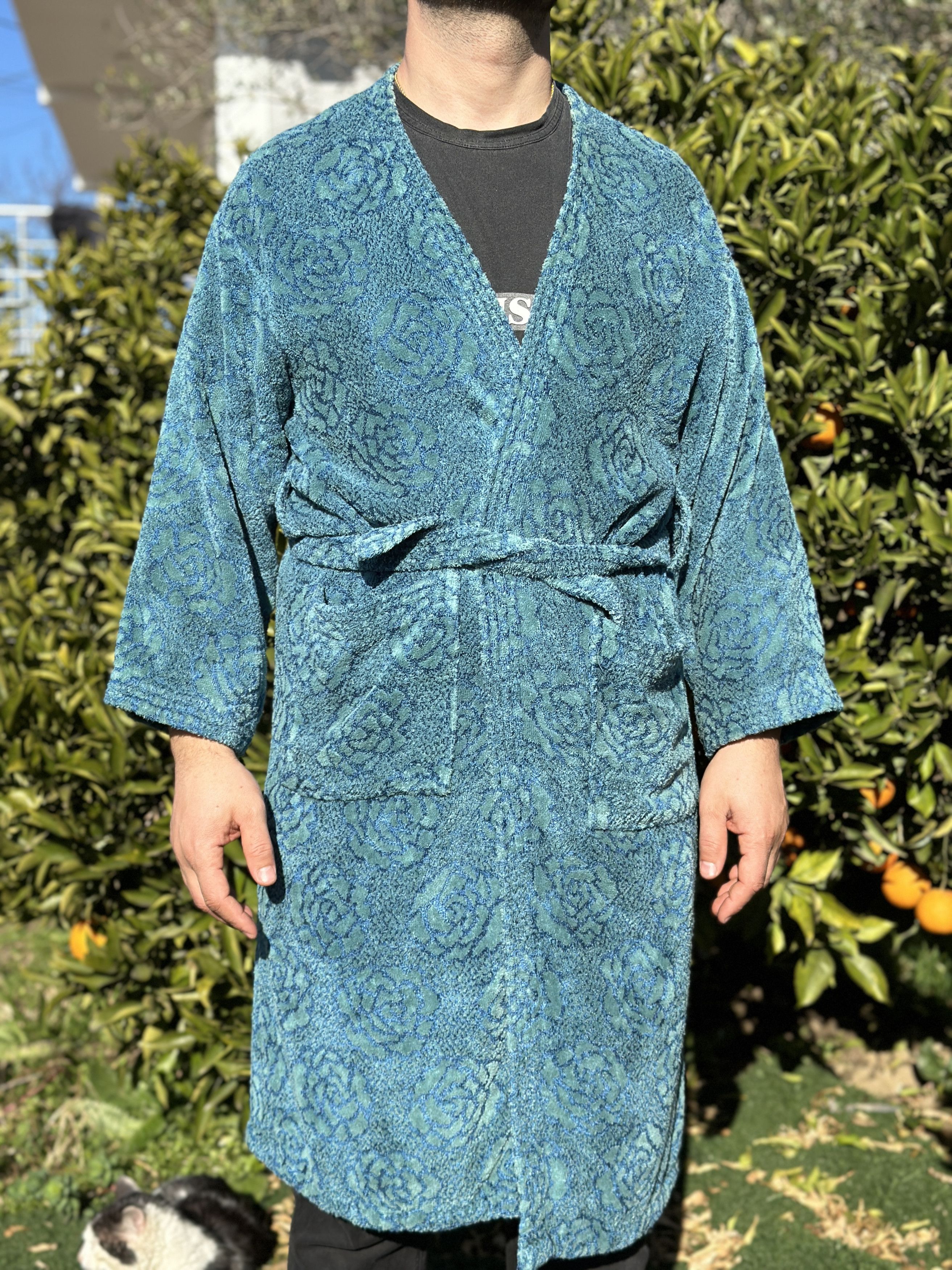 Missoni Bathrobe Missoni 3DKnit Floral Retro Light Robe Size L Size US L / EU 52-54 / 3 - 15 Thumbnail