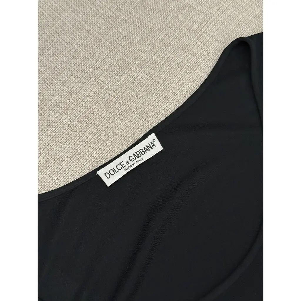 Dolce & Gabbana Dolce & Gabbana Vintage Black Tunic Top & Pants Set IT40 Size S / US 4 / IT 40 - 5 Thumbnail