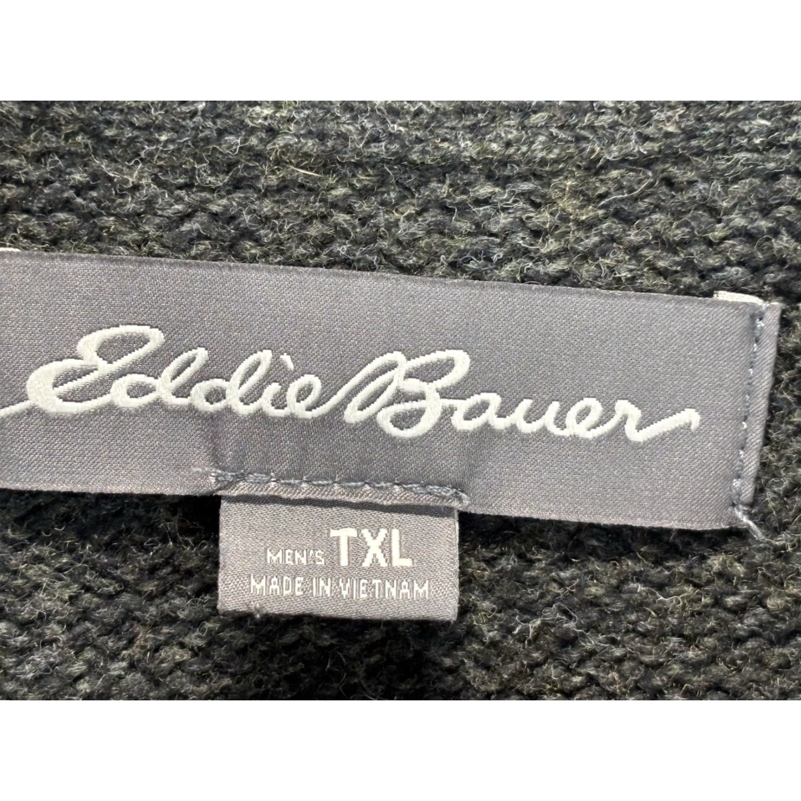 Eddie Bauer VINTAGE Eddie Bauer Wool Blend Sweater Mens XLT Crew Neck Grey Wide Stripe Preppy Pullover Knit Long Sleeve Tight-Knit Size US XL / EU 56 / 4 - 4 Thumbnail